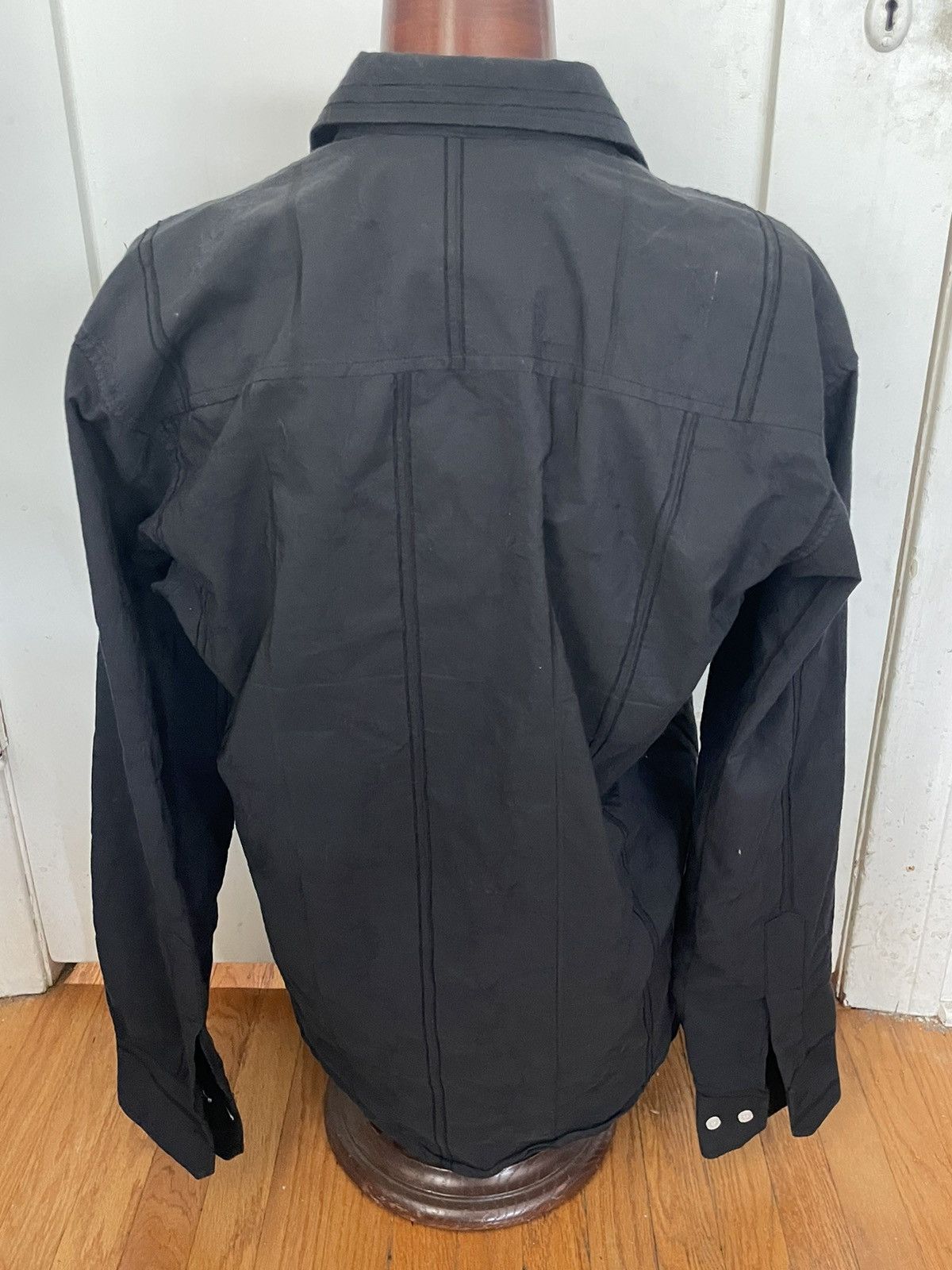 Emporio Armani Emporio Armani Black Button Up Made in Italy Size Medium Size US M / EU 48-50 / 2 - 4 Thumbnail