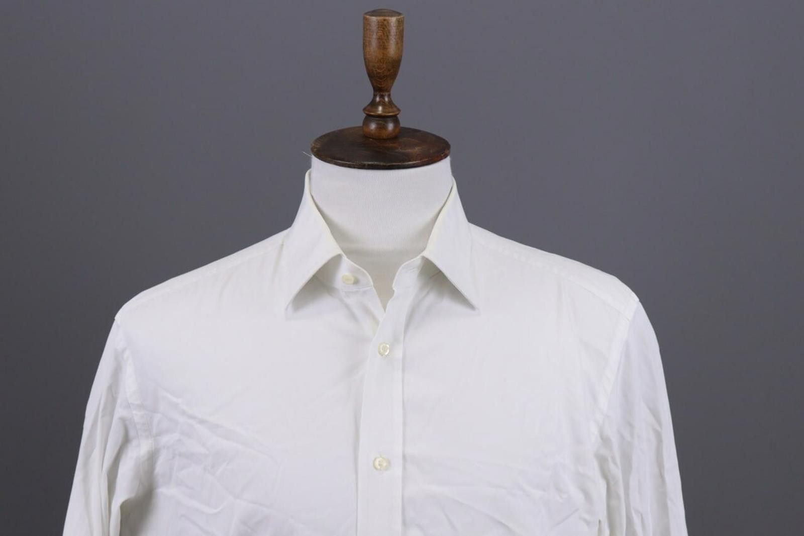 Designer Boggi Milano 2/120' Doppio Ritorto Shirt Size 44 Size US M / EU 48-50 / 2 - 2 Thumbnail