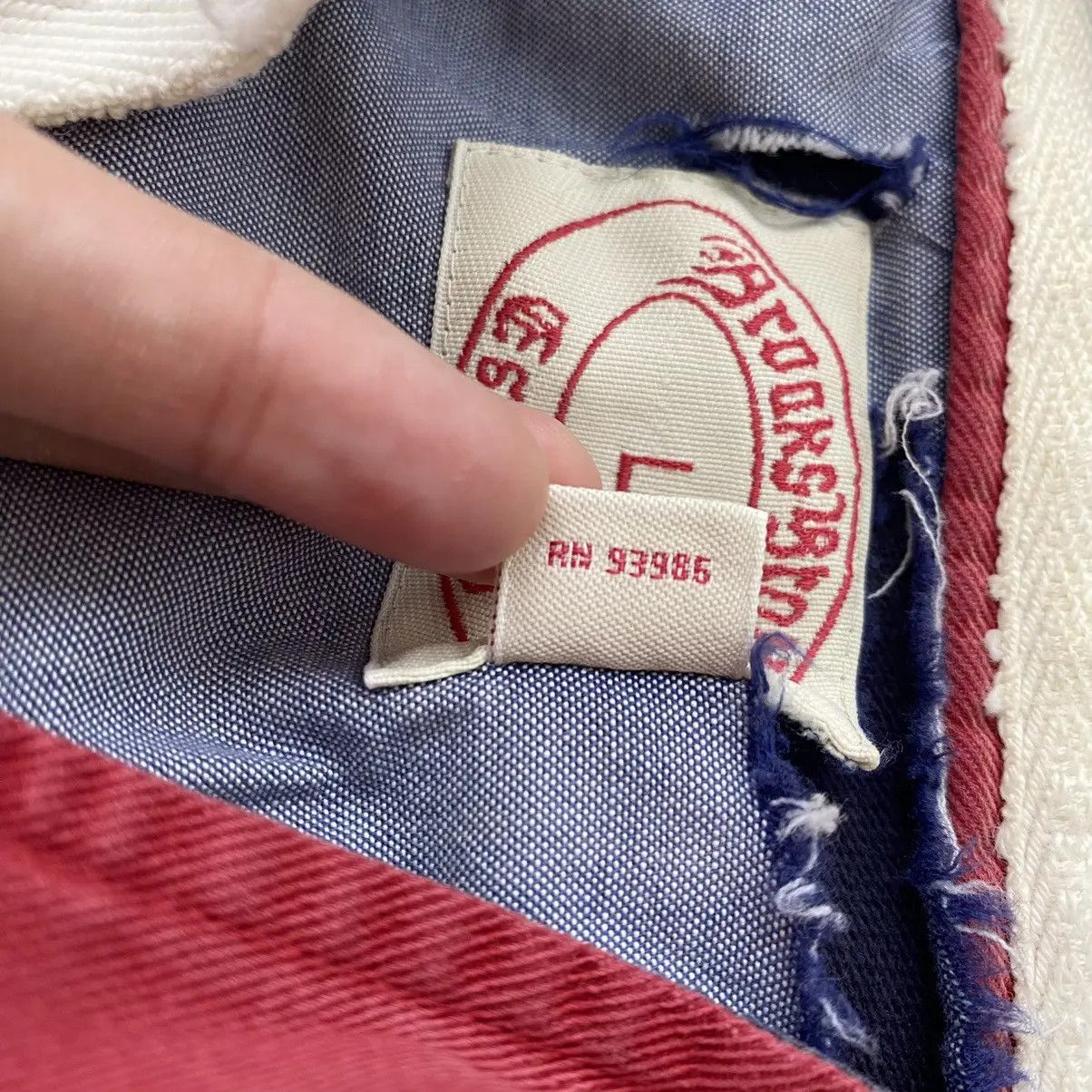 Brooks Brothers Vintage BROOK BROTHERS Striped Rugby Polo Tee Shirt Size US L / EU 52-54 / 3 - 7 Thumbnail