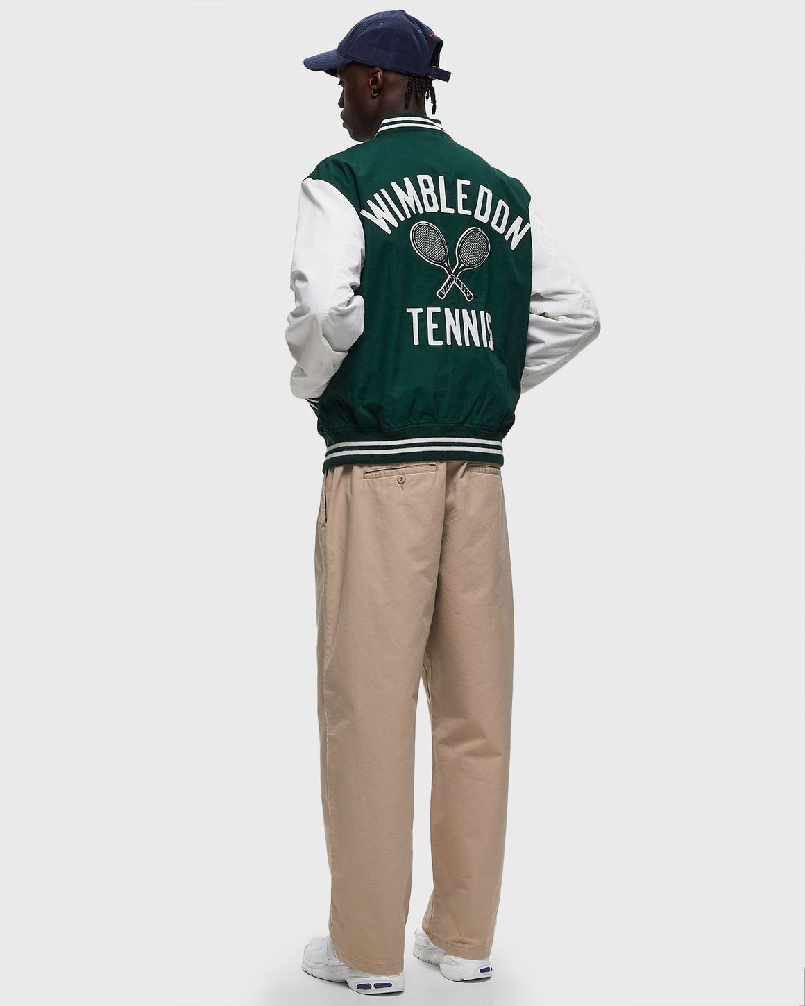 Polo Ralph Lauren Polo Ralph Lauren Tennis Varisty Wimbledon Letterman Jacket Size US XL / EU 56 / 4 - 3 Thumbnail