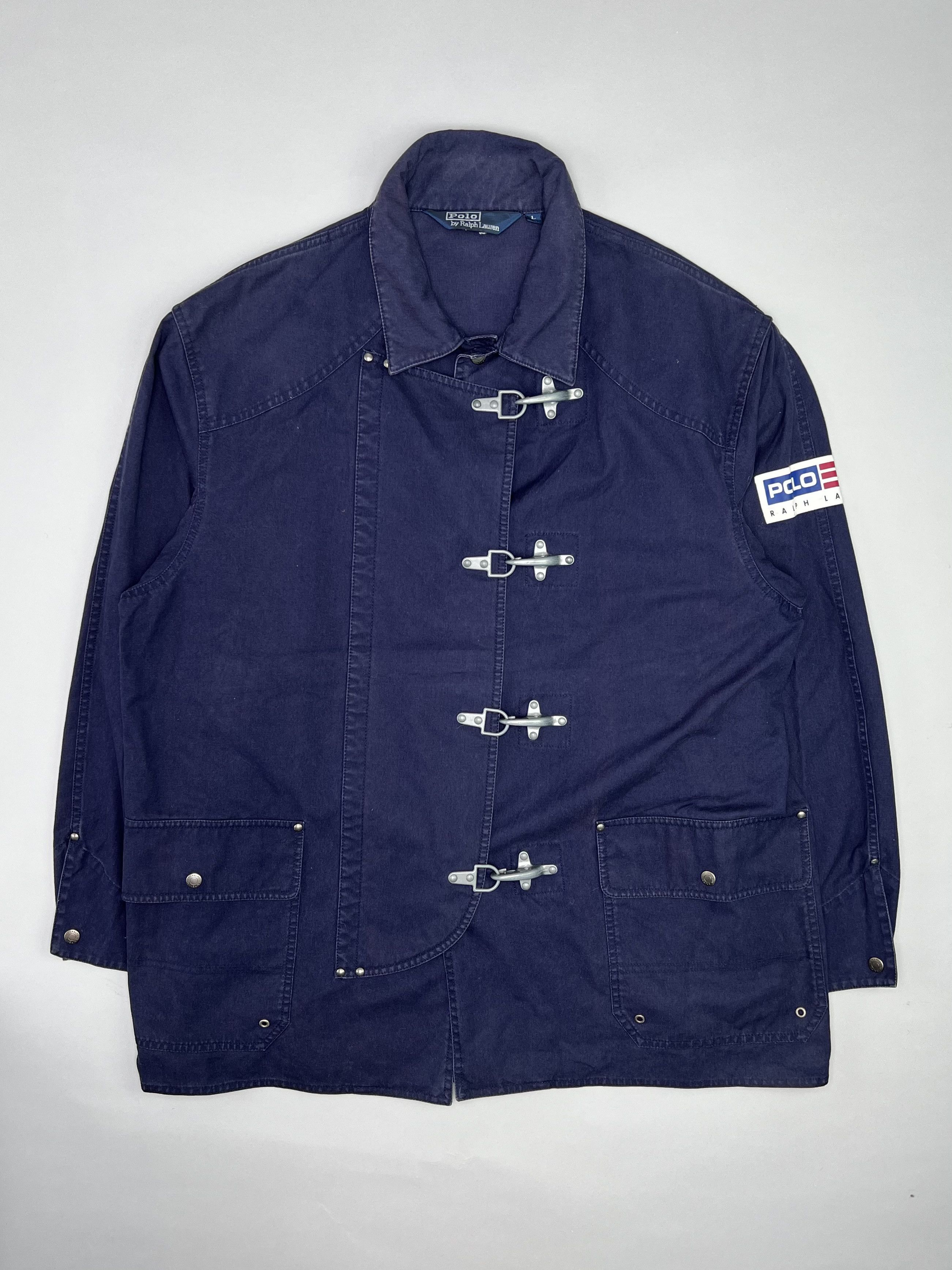 90s〜 polo ralph lauren fireman jacket Polo by Ralph Lauren 90s Old Fireman Jacket Made in USA