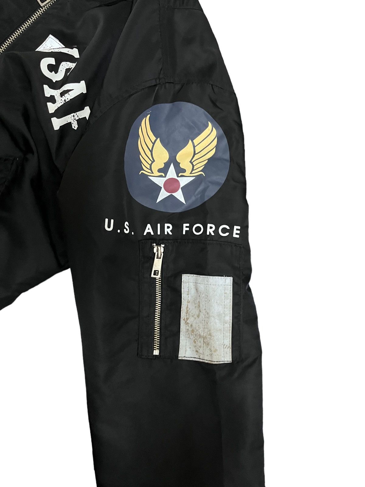 American Apparel Vintage Sic Worker USAF Military Bomber StyleJacket Size US M / EU 48-50 / 2 - 5 Thumbnail