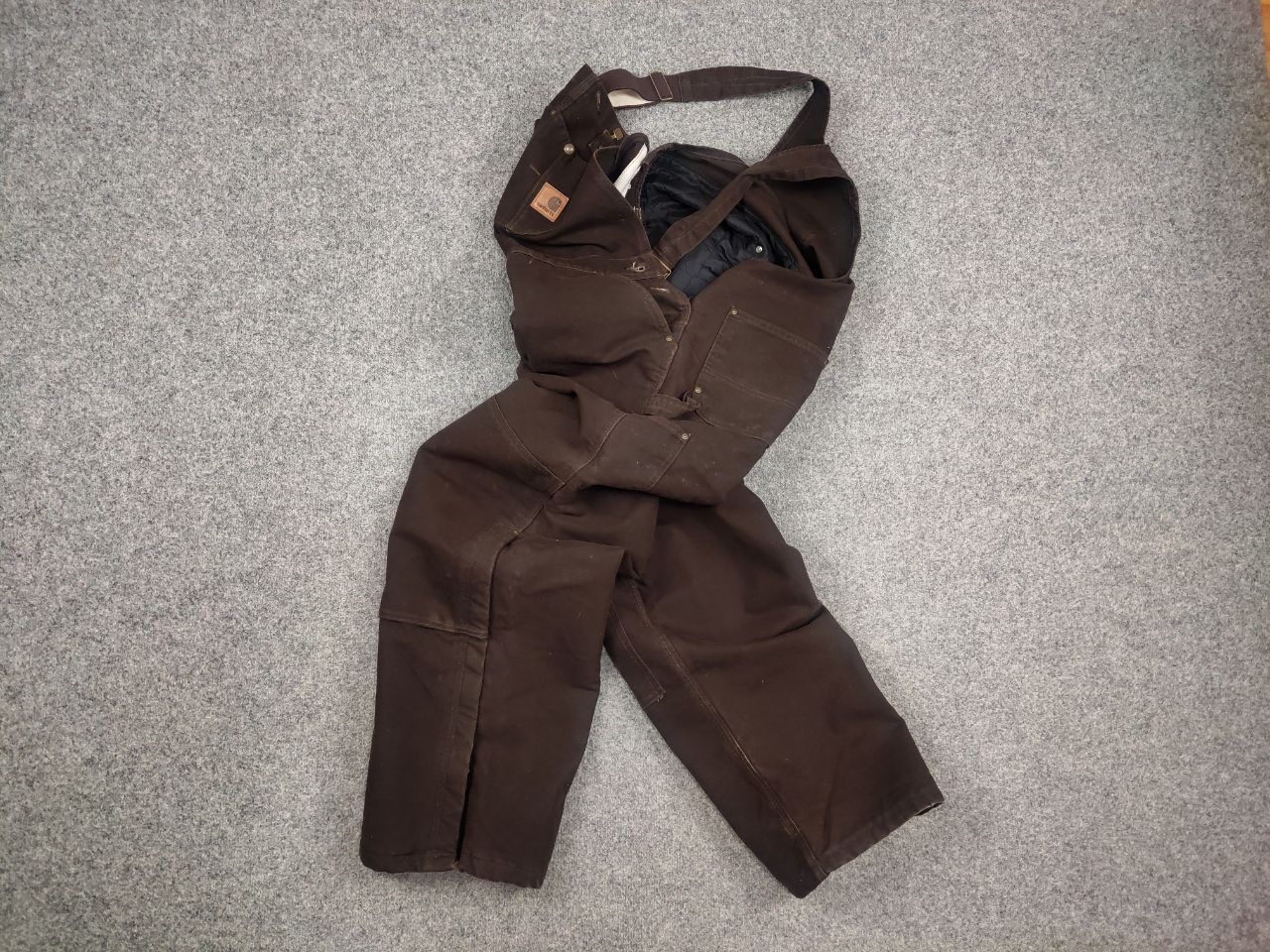 Carhartt Vintage Carhartt Baggy double knee Work canvas overalls USA Size US 36 / EU 52 - 13 Thumbnail