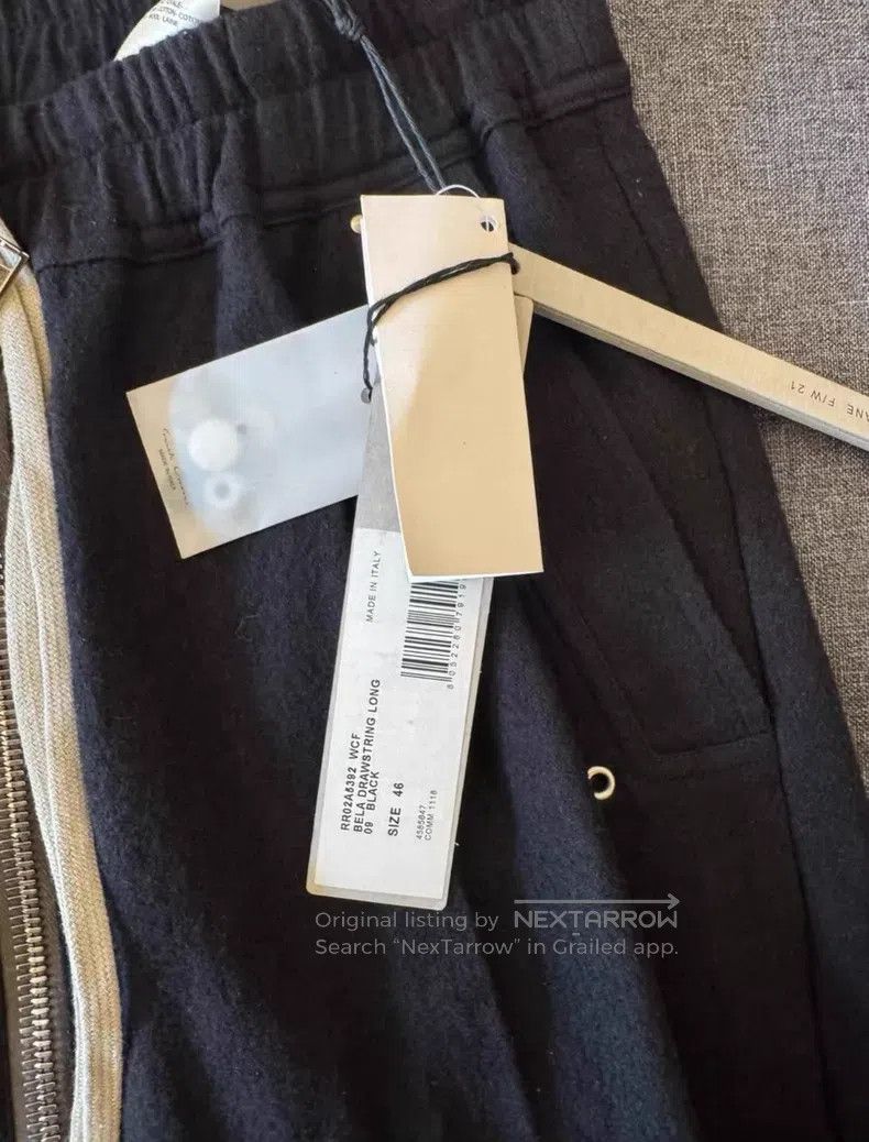 Rick Owens RICK OWENS Mainline Wool Trousers Size US 30 / EU 46 - 4 Thumbnail