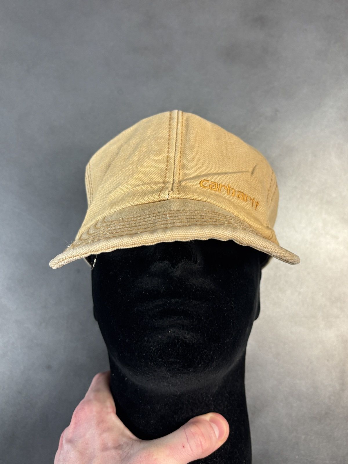 Carhartt × Vintage Vintage Carhartt Hat Duck Canvas Snapback Made in USA Cap 90 Size ONE SIZE - 2 Thumbnail