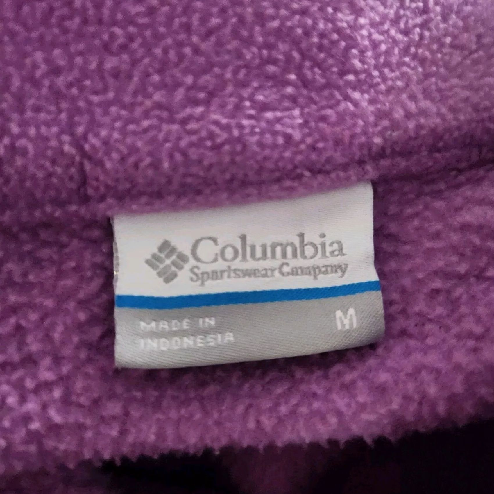 Vintage Columbia Jacket Womens Medium Purple Fleece Full Zip Casual Outdoor Hiking Size M / US 6-8 / IT 42-44 - 7 Thumbnail