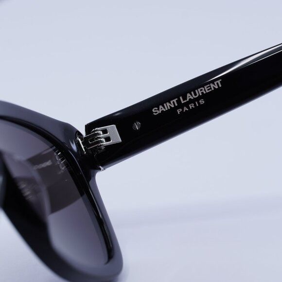 Saint Laurent Paris 🕶️ New Saint Laurent SLM124 001 Sunglasses - Black Frame Size ONE SIZE - 8 Thumbnail