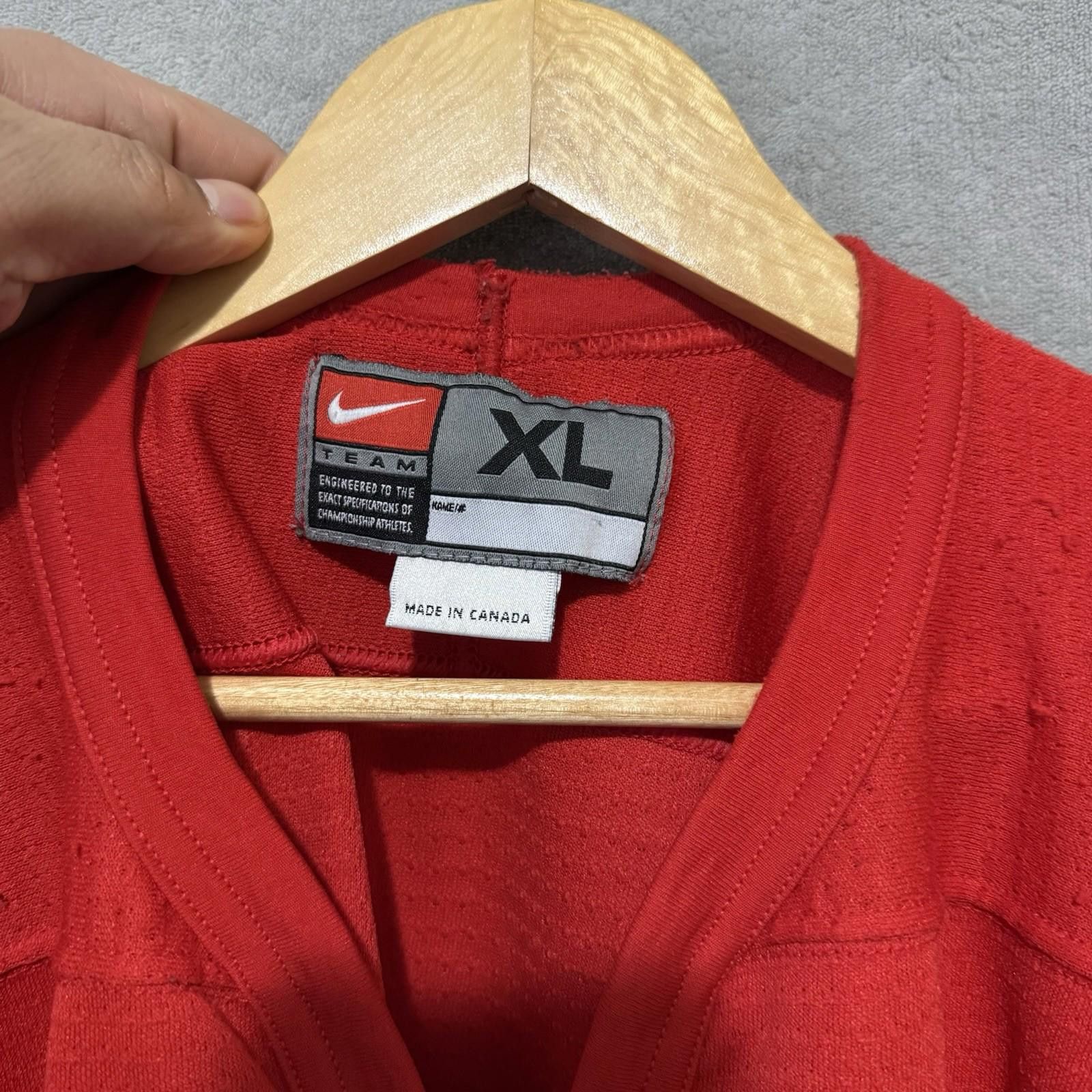 Nike 90s Nike Team Canada Jersey Size XL Men’s Size ONE SIZE - 3 Thumbnail