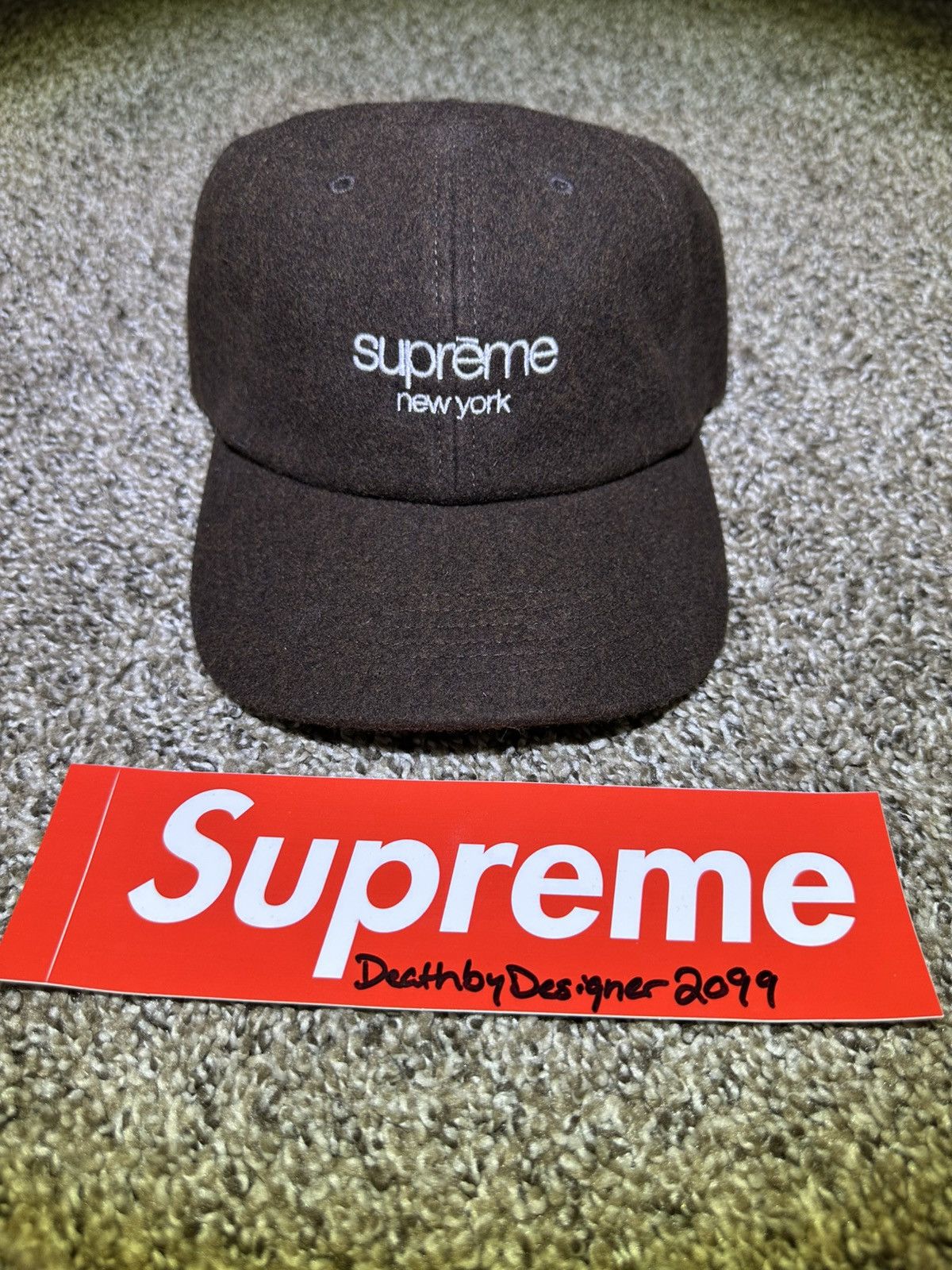Supreme Supreme Brushed Wool 6-Panel Size ONE SIZE - 1 Thumbnail
