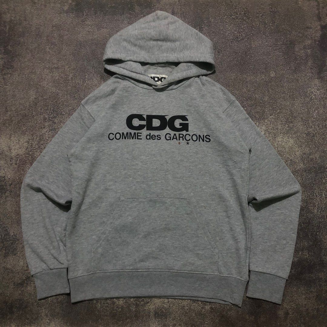 CDG by Comme des Garcons × Comme des Garcons × Japanese Brand Cdg ad 2018 hoodie grey Size US L / EU 52-54 / 3 - 1 Thumbnail