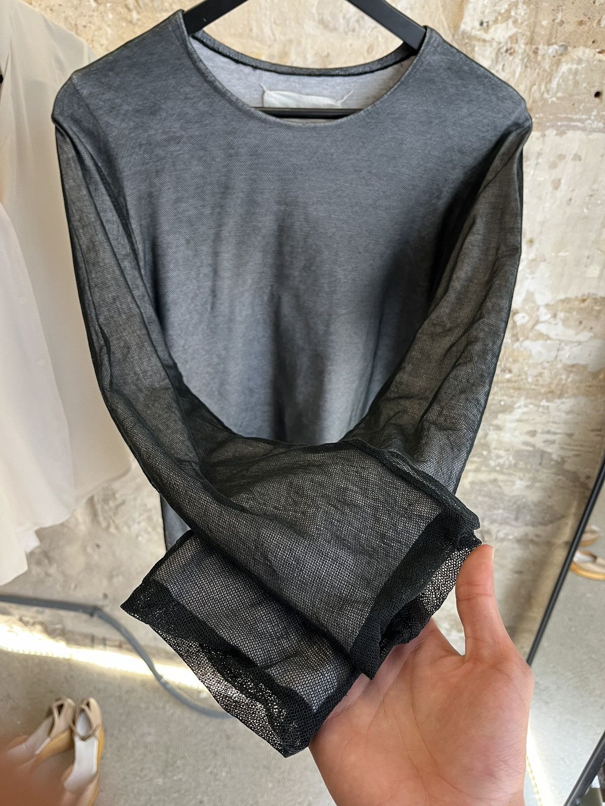 Maison Margiela AW2001 Miss Deanna Wrapped Tule and Cotton Top Size M / US 6-8 / IT 42-44 - 2 Thumbnail