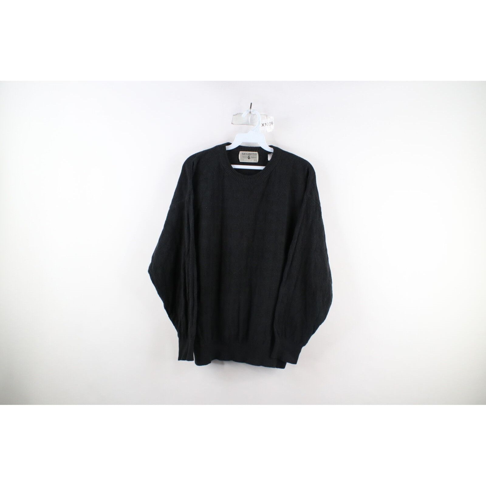 Vintage Vintage 90s Streetwear Distressed Diamond Knit Sweater Size US L / EU 52-54 / 3 - 1 Thumbnail