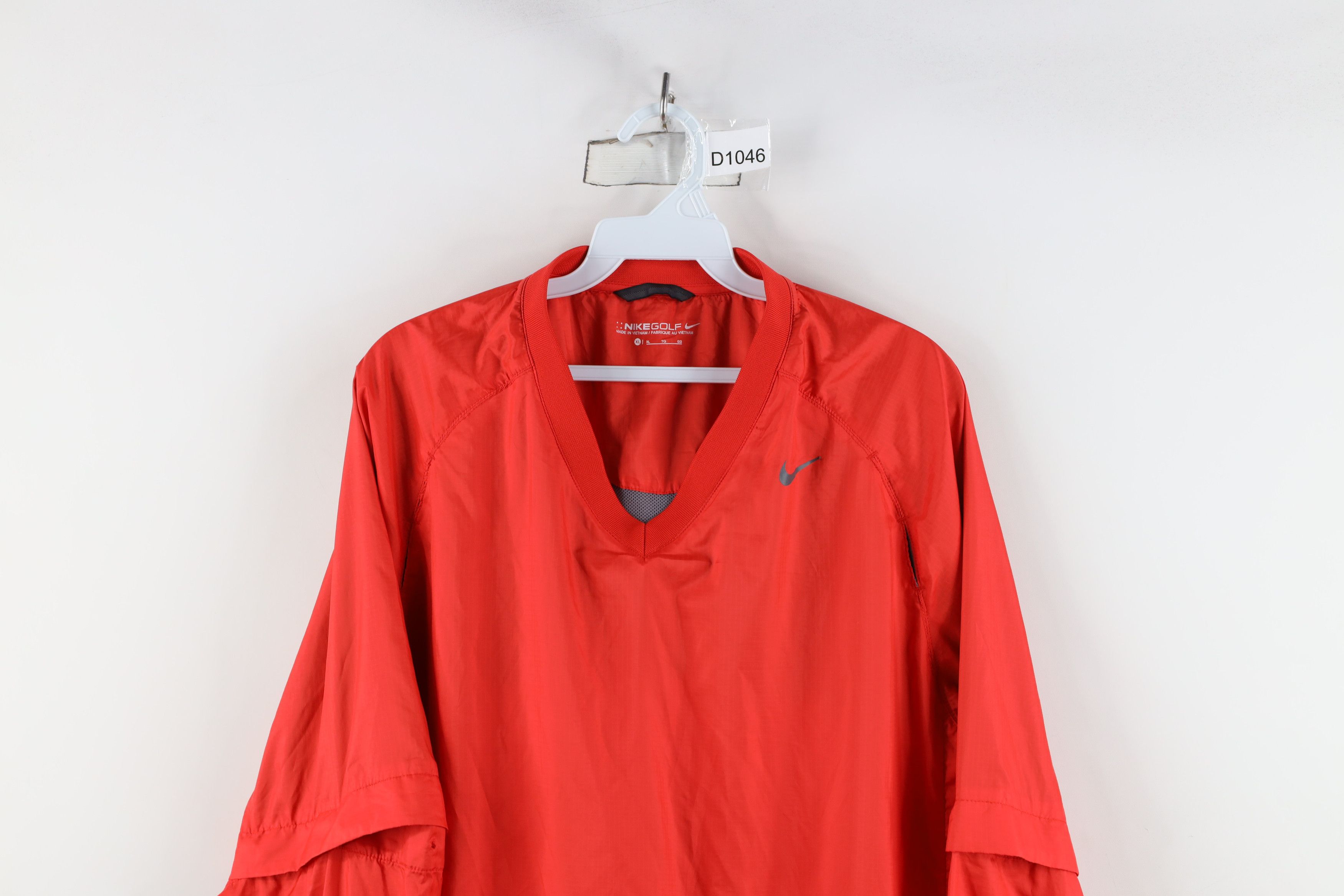 Nike × Vintage Nike Golf Mini Swoosh Lightweight Windbreaker Jacket Red Size US XL / EU 56 / 4 - 2 Thumbnail