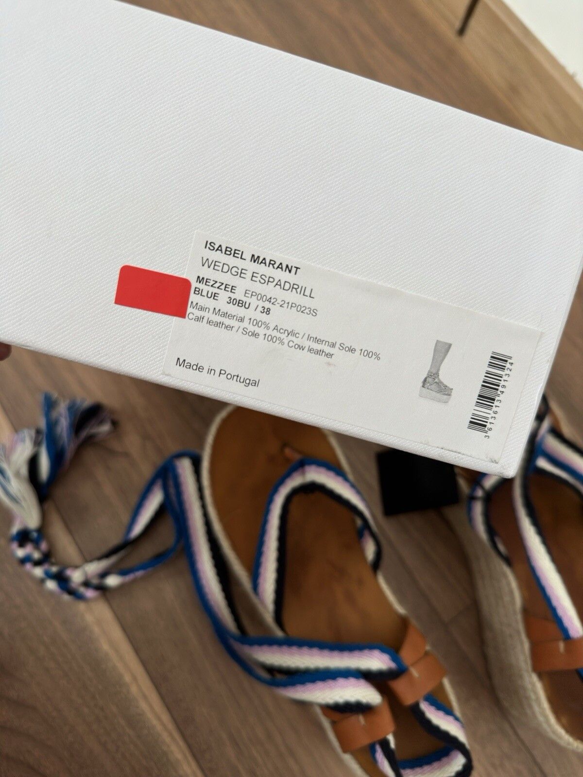 Isabel Marant New Isabel Marant Wedge Espadrill Platform Sandals Leather Size US 8 / IT 38 - 8 Thumbnail