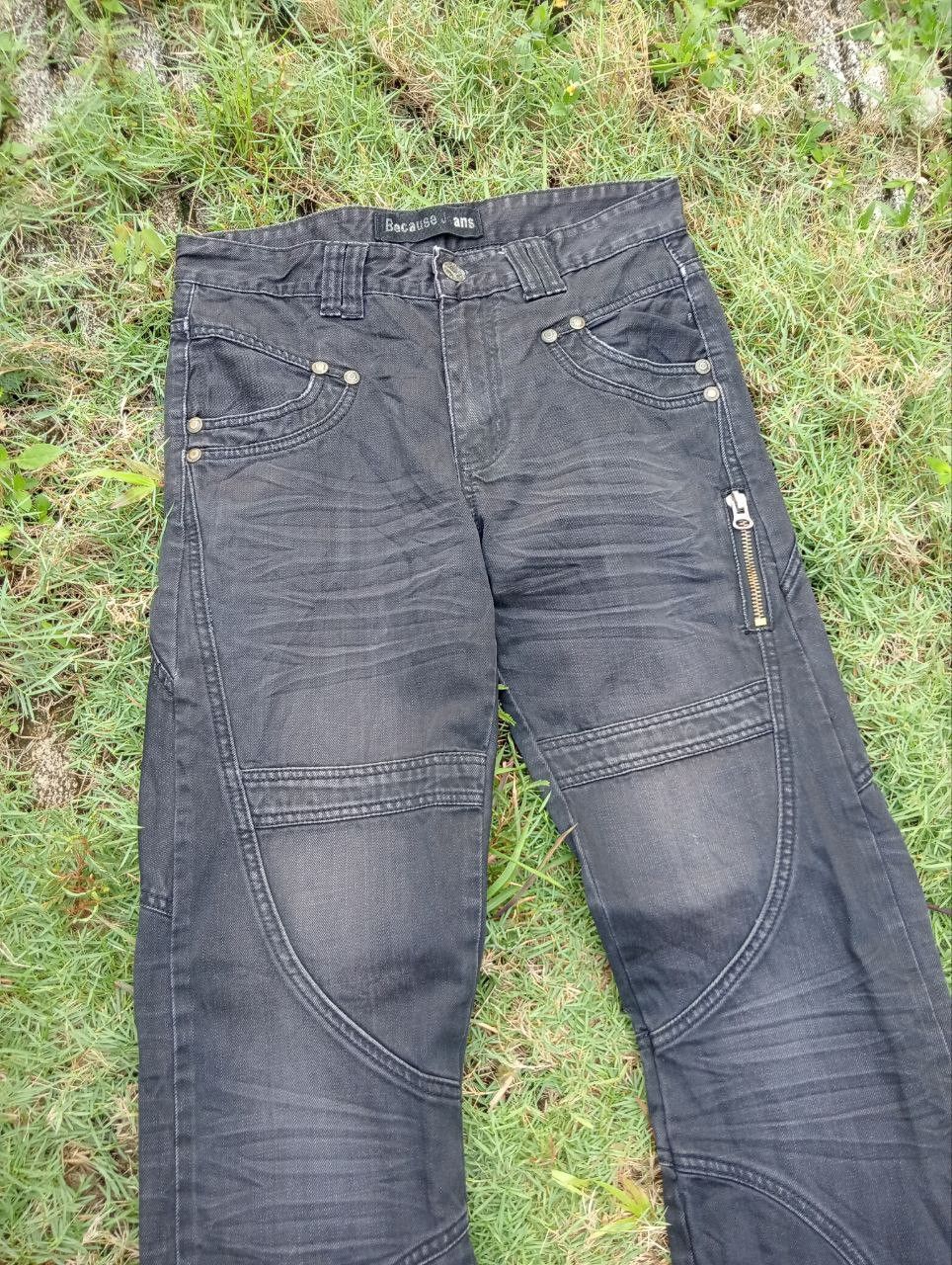 Japanese Brand VINTAGE JAPANESE BECAUSE JEANS Size US 32 / EU 48 - 4 Thumbnail