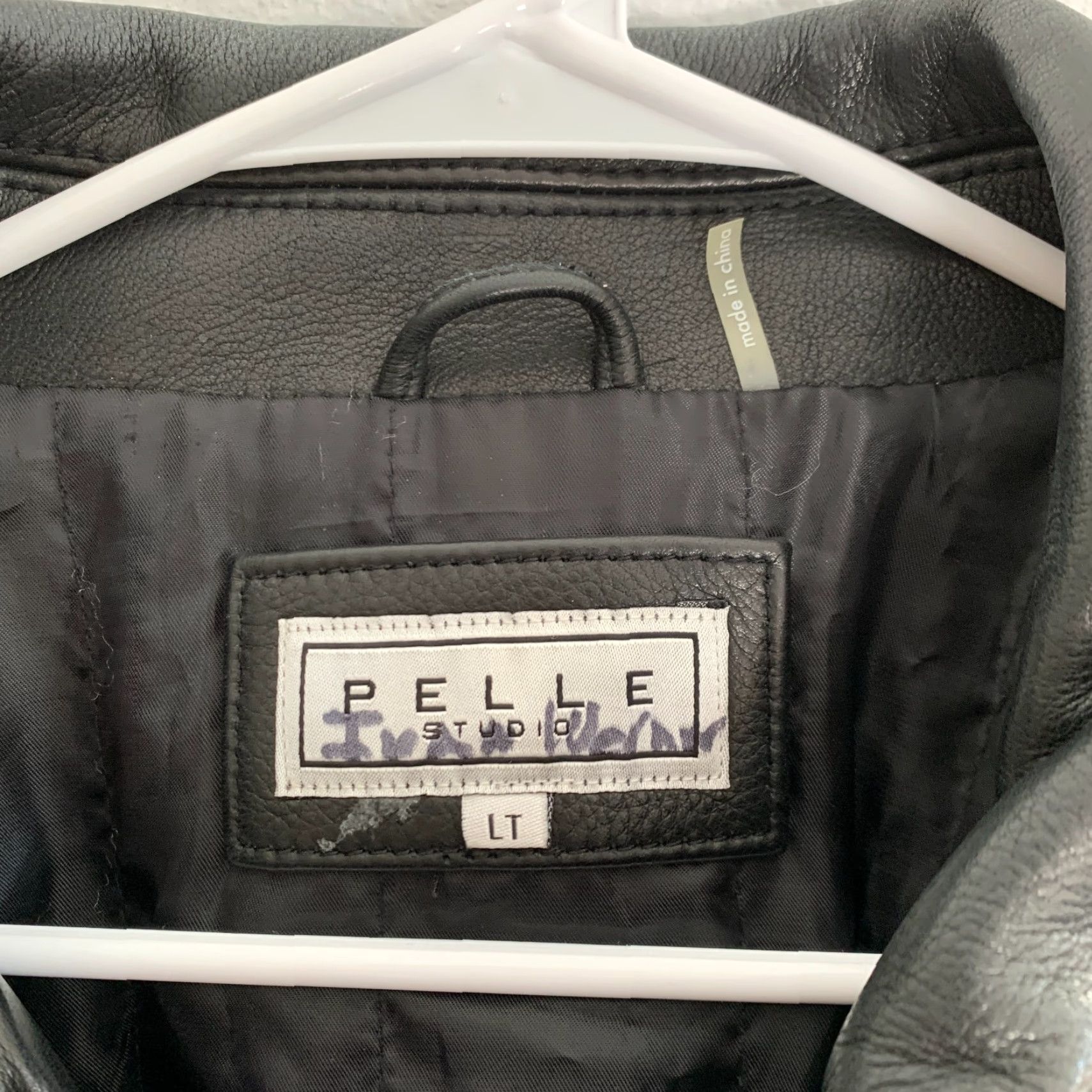 Vintage VINTAGE Pelle Leather Jacket Mens LT Black 1990s Large Tall Leather Jacket Mens LT Black 1990s Size US L / EU 52-54 / 3 - 6 Thumbnail