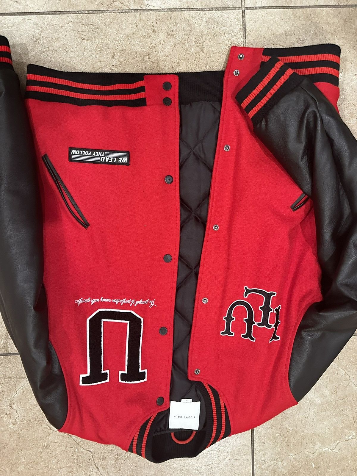 I Love Ugly I Love Ugly Varsity Jacket Size US M / EU 48-50 / 2 - 2 Thumbnail