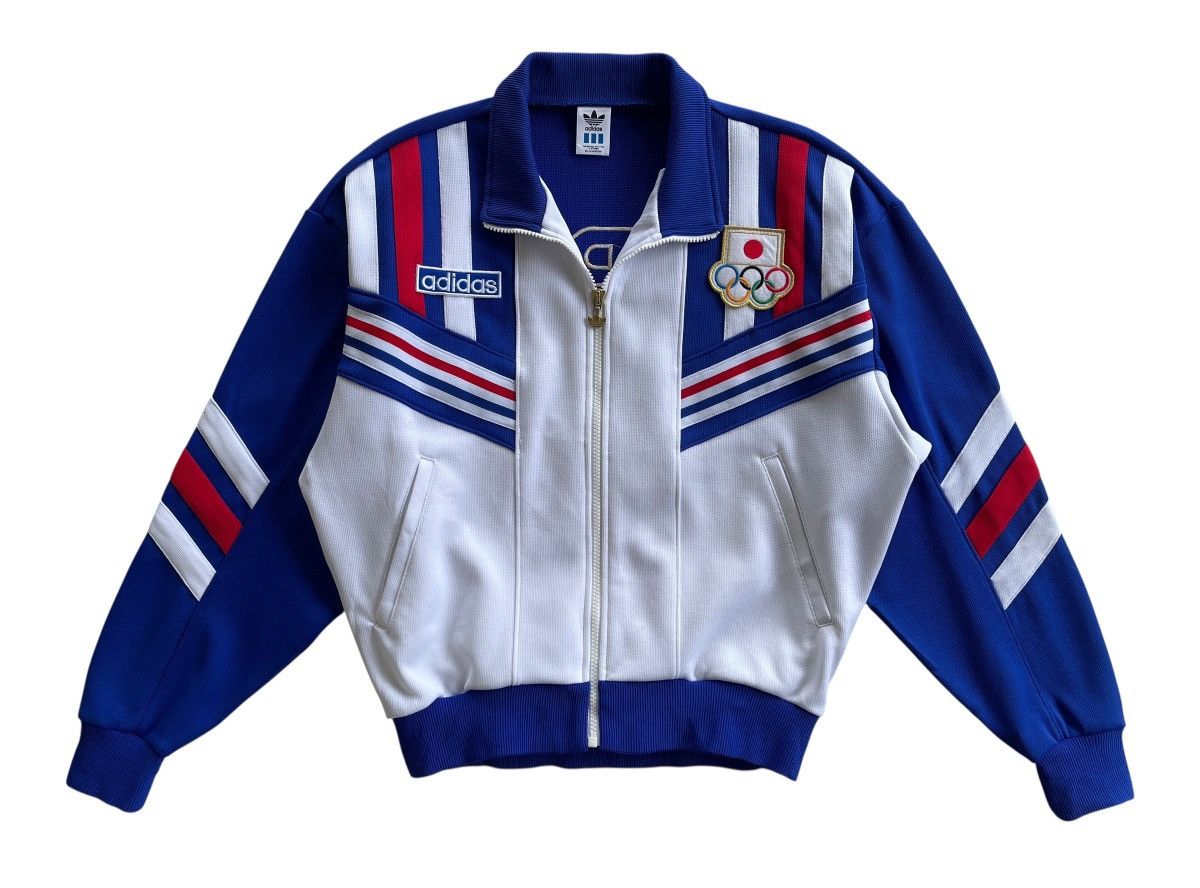 Vintage RARE 80s Adidas Descente Olympic Japan Tracktop Jacket Size US M / EU 48-50 / 2 - 2 Thumbnail