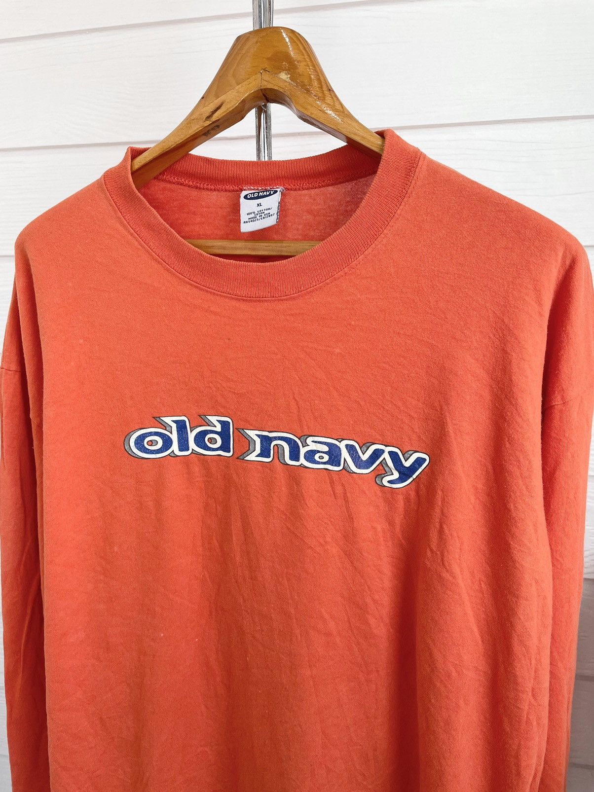 Old Navy × Vintage VINTAGE 90s OLD NAVY LONG SLEEVE Size US XXL / EU 58 / 5 - 2 Thumbnail