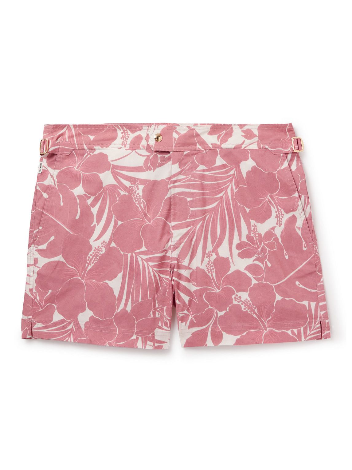 Tom Ford o1w1db10225 BSS001 Floral Swimsuit in Dusty Rose Size US 38 / EU 54 - 1 Thumbnail