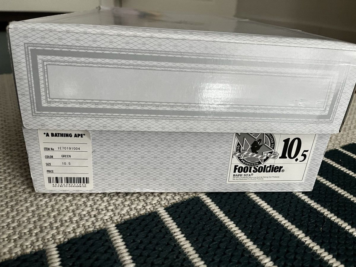 Bape 1st Camo Bapesta Mid Size US 10.5 / EU 43-44 - 9 Thumbnail