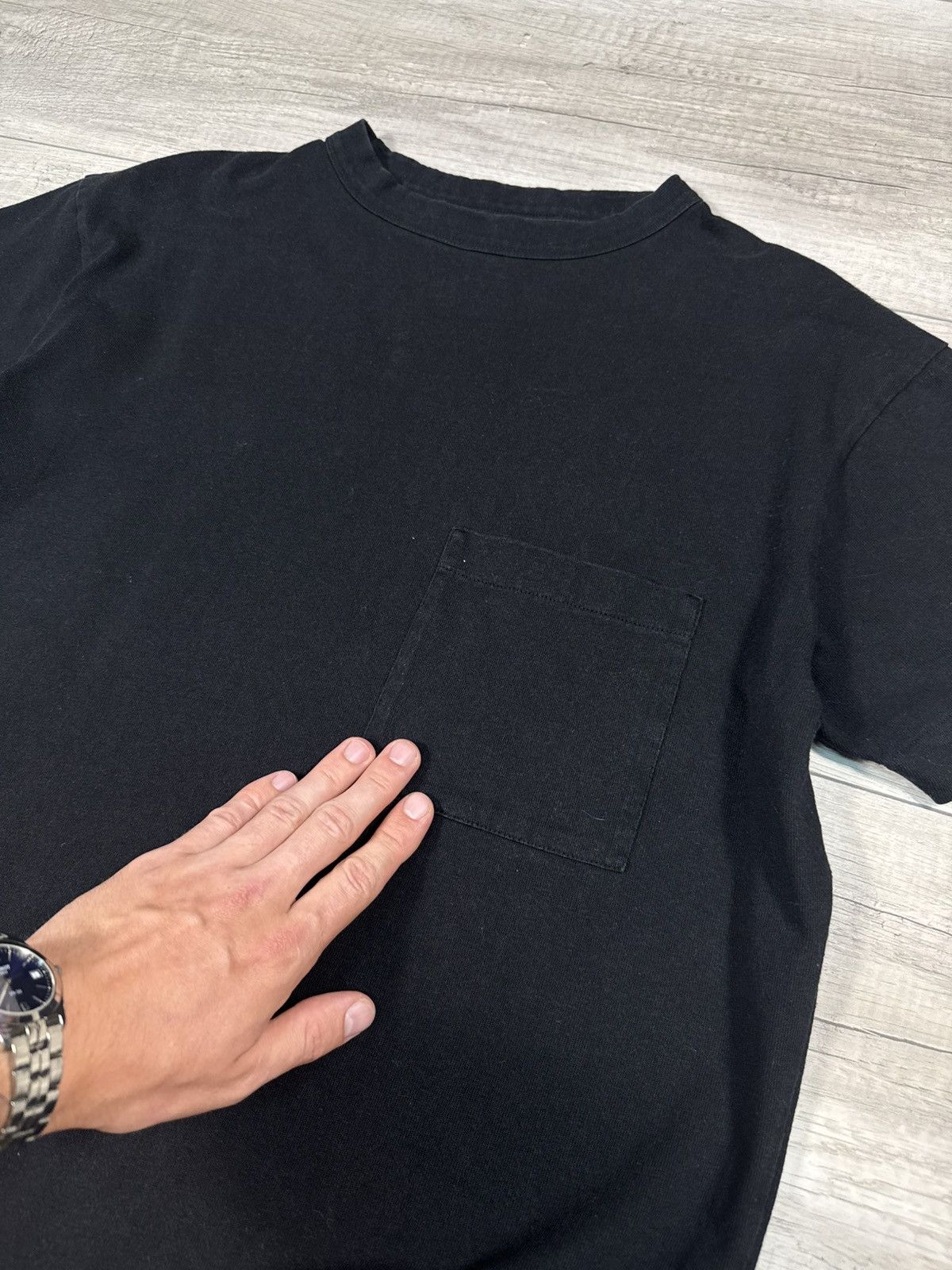 Lemaire Lemaire Garment Dyed Cotton Classic Fit Chest Pocket T Shirt Size US M / EU 48-50 / 2 - 7 Thumbnail
