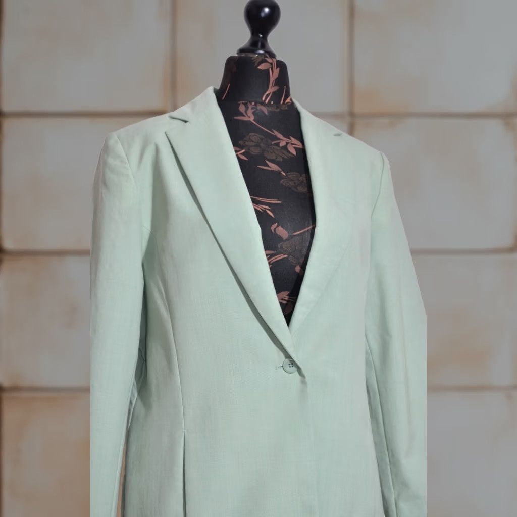 Pendleton VINTAGE Pendleton Teal Wool Long Blazer Women’s Size 14 USA Made Classic Jacket Size XL / US 12-14 / IT 48-50 - 1 Thumbnail