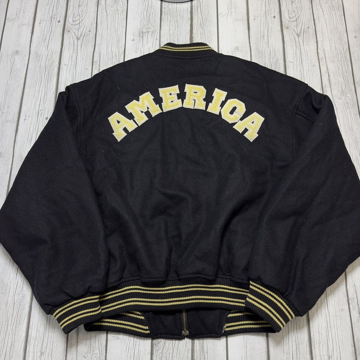 Perry Ellis Vintage Perry Ellis America letterman jacket Size US L / EU 52-54 / 3 - 2 Thumbnail