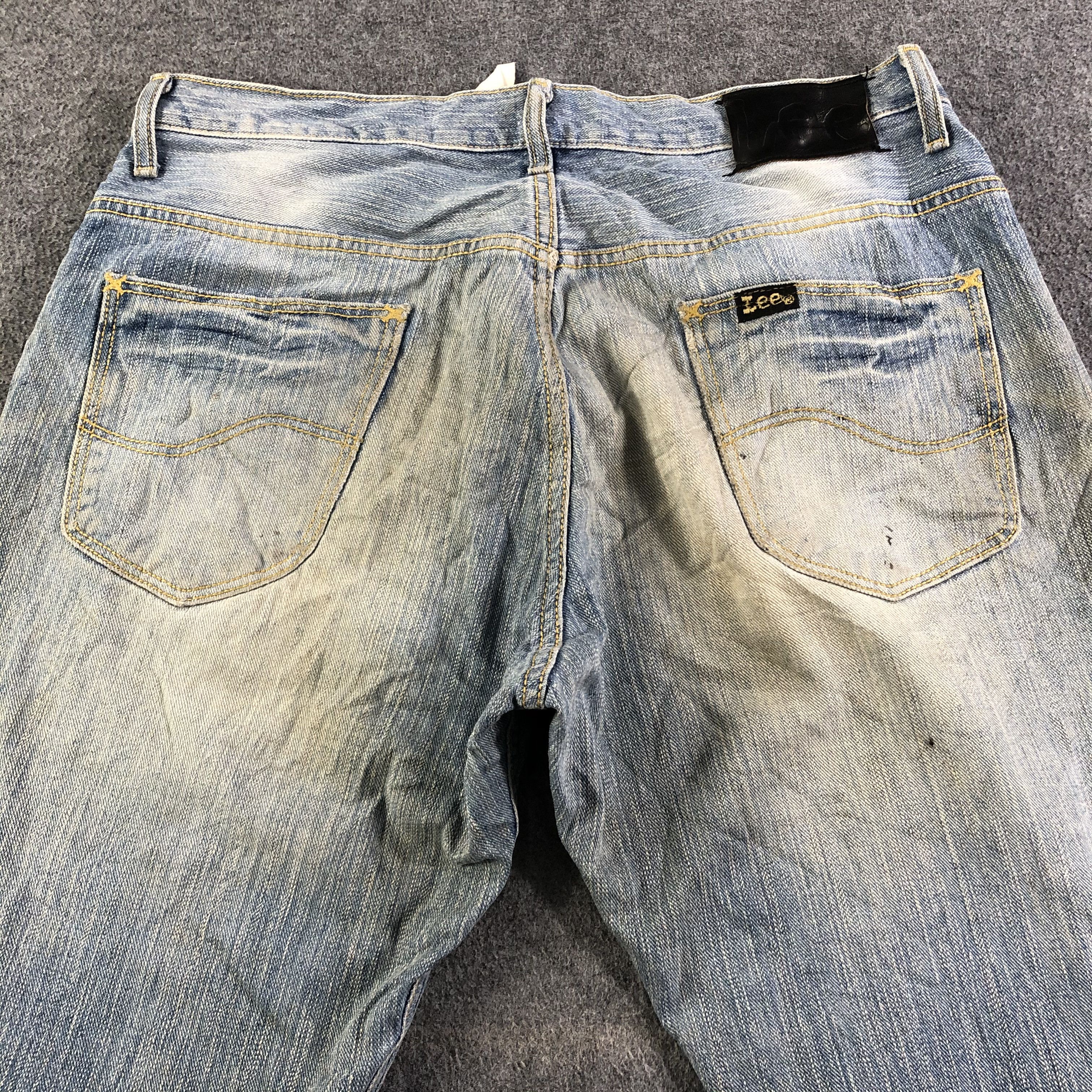 Lee Vintage Blue Wash Lee Jeans-J2928 Size US 35 - 4 Thumbnail