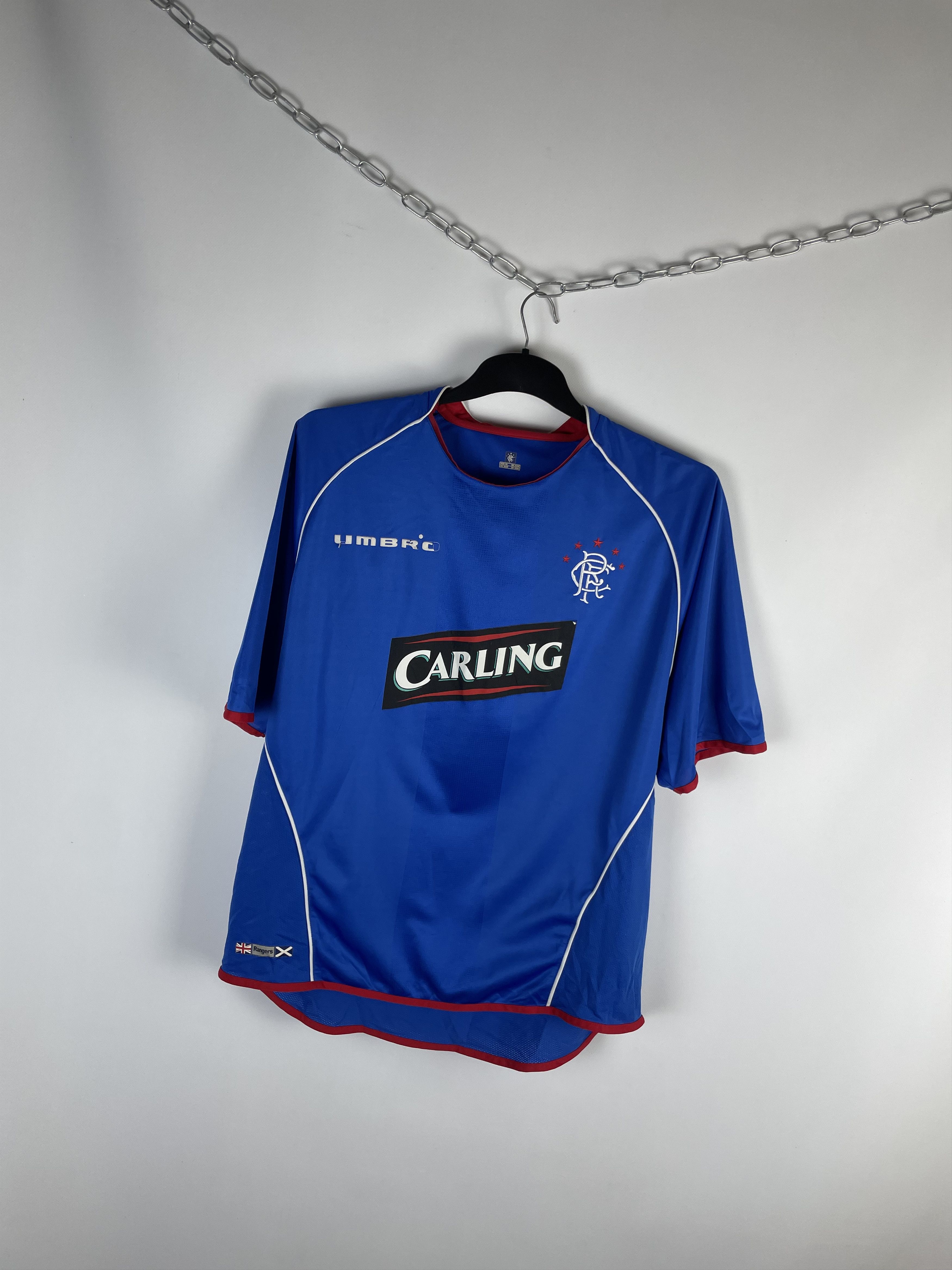 Umbro × Vintage Vintage Umbro Rangers soccer Jerseys Size US XL / EU 56 / 4 - 2 Thumbnail
