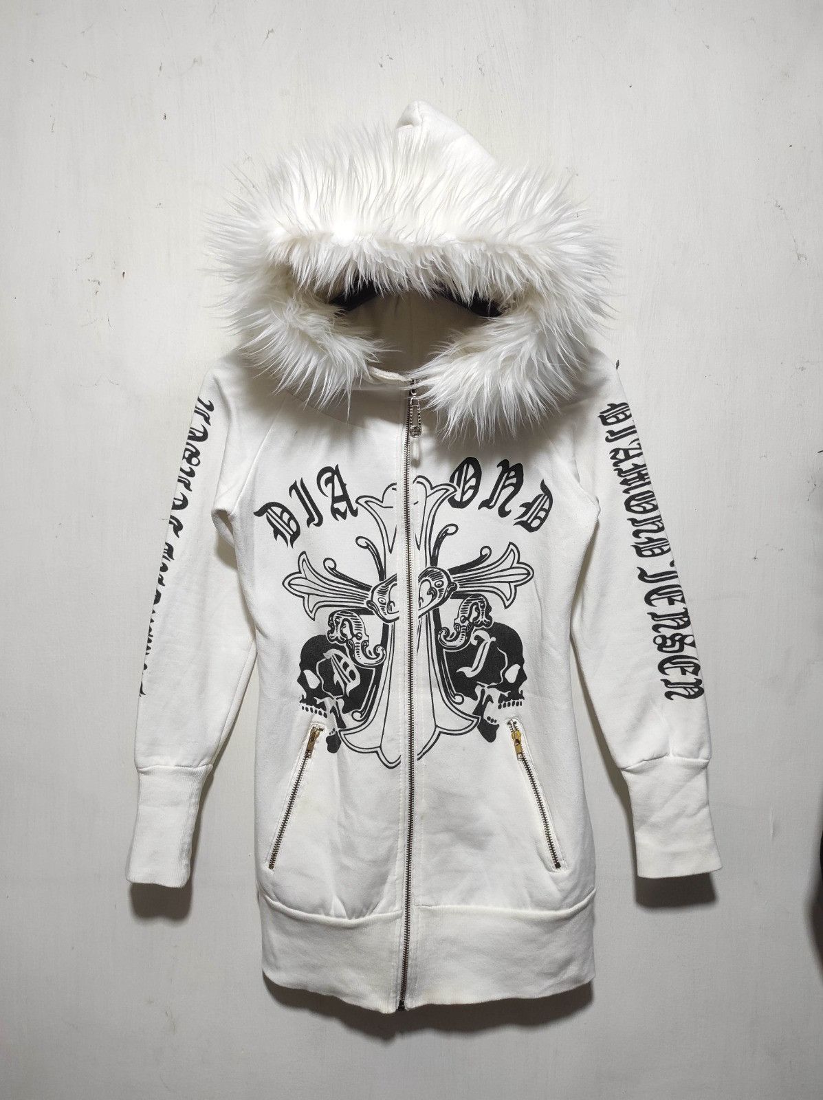 Other Diamond Cross zip fur hoodie Size US XS / EU 42 / 0 - 3 Thumbnail