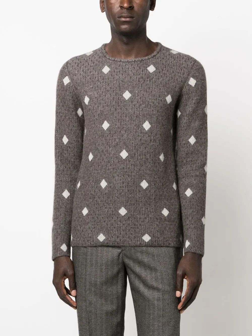 Giorgio Armani Cashmere & Alaskan Wool Sweater Size US M / EU 48-50 / 2 - 1 Thumbnail