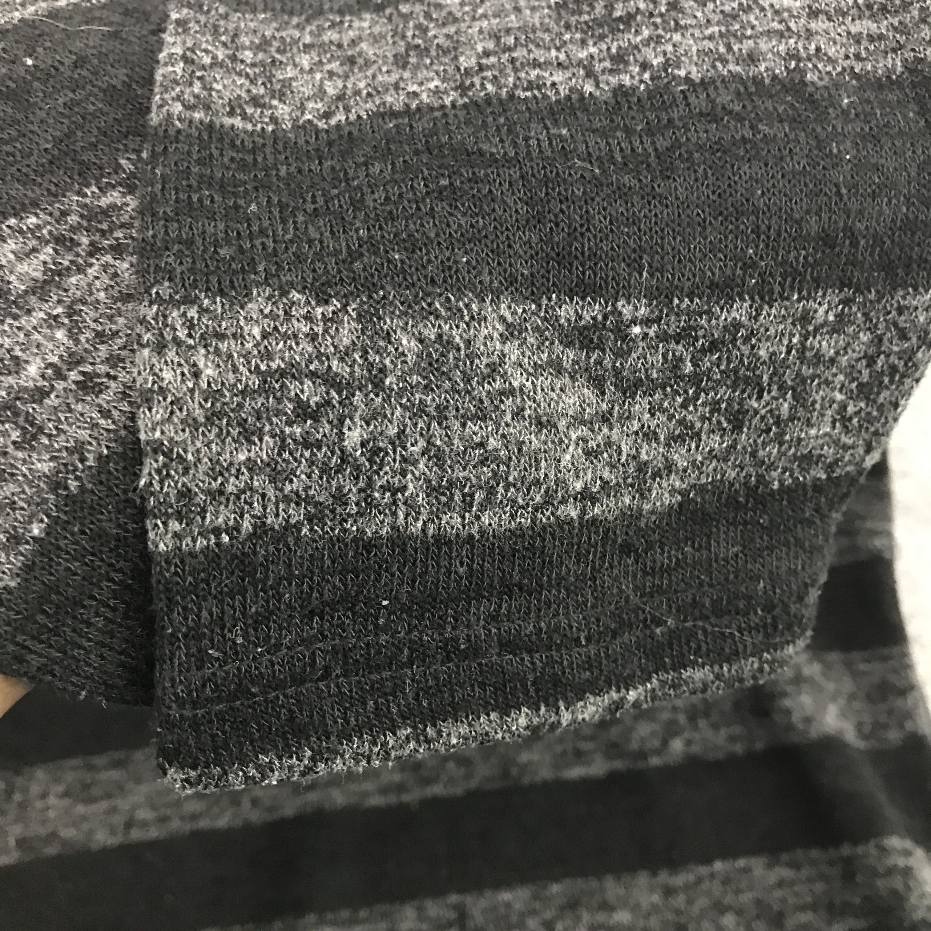 Japanese Brand × Plus One Clothing Rare plus one Striped long sleeve t-shirt Size US M / EU 48-50 / 2 - 7 Thumbnail