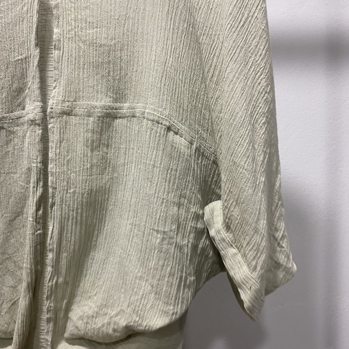 Issey Miyake × Japanese Brand × Vintage 💥Issey Miyake Pleats Please Homme Plisse Style Cardigan 90s Size US M / EU 48-50 / 2 - 8 Thumbnail