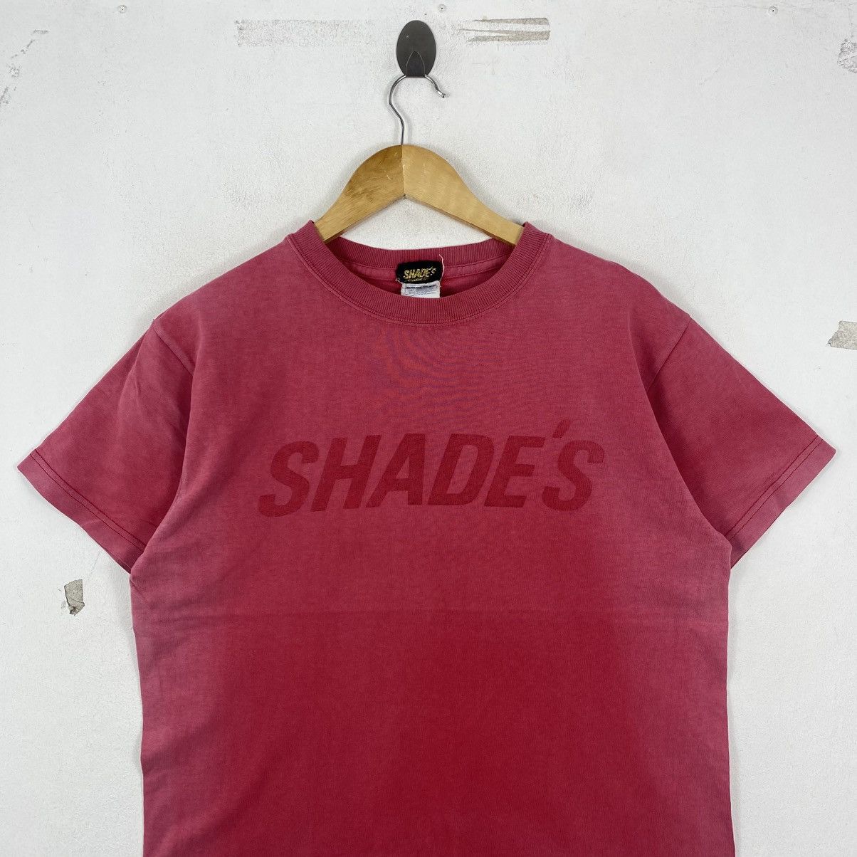 Vintage Vintage 90s Shades Individual Design Japanese Tee Red M Size US M / EU 48-50 / 2 - 3 Thumbnail