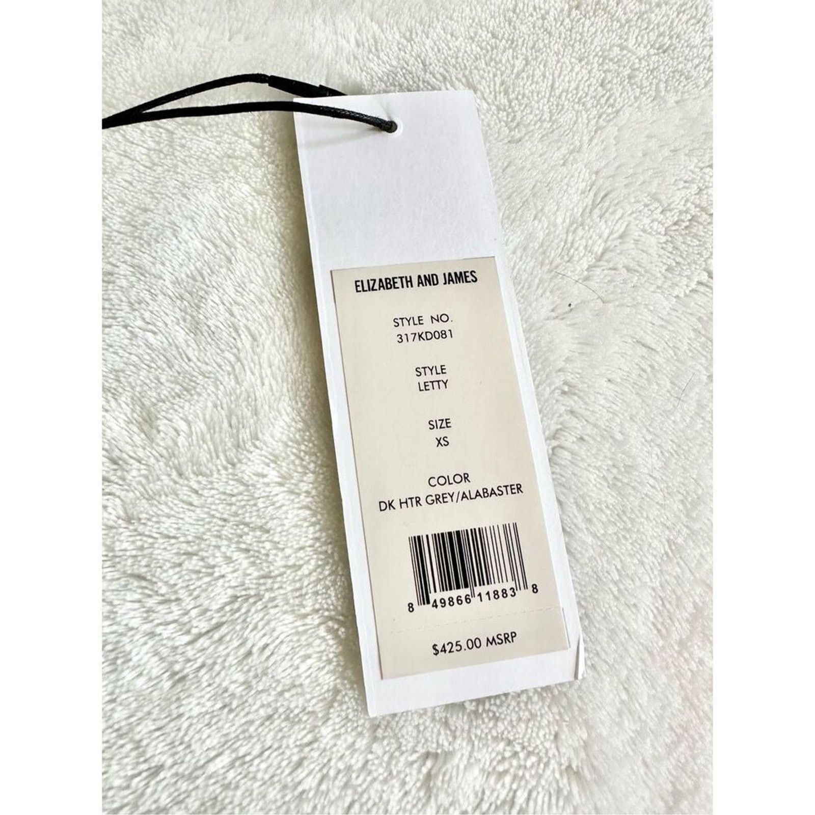Elizabeth and James Elizabeth & James DK HTR GREY /ALABASTER GREY sweater dress Size XS / US 0-2 / IT 36-38 - 7 Thumbnail