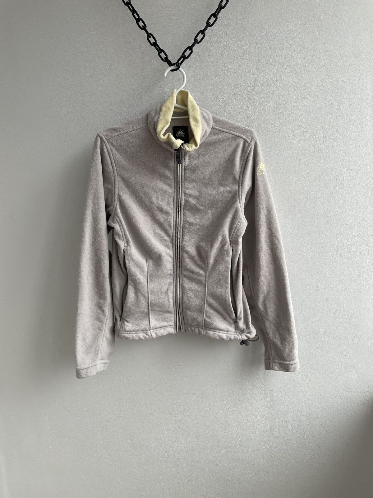 Nike ACG Nike Acg Vintage 90s Track Top Beige Fleece Zip Sweater Size M / US 6-8 / IT 42-44 - 1 Thumbnail