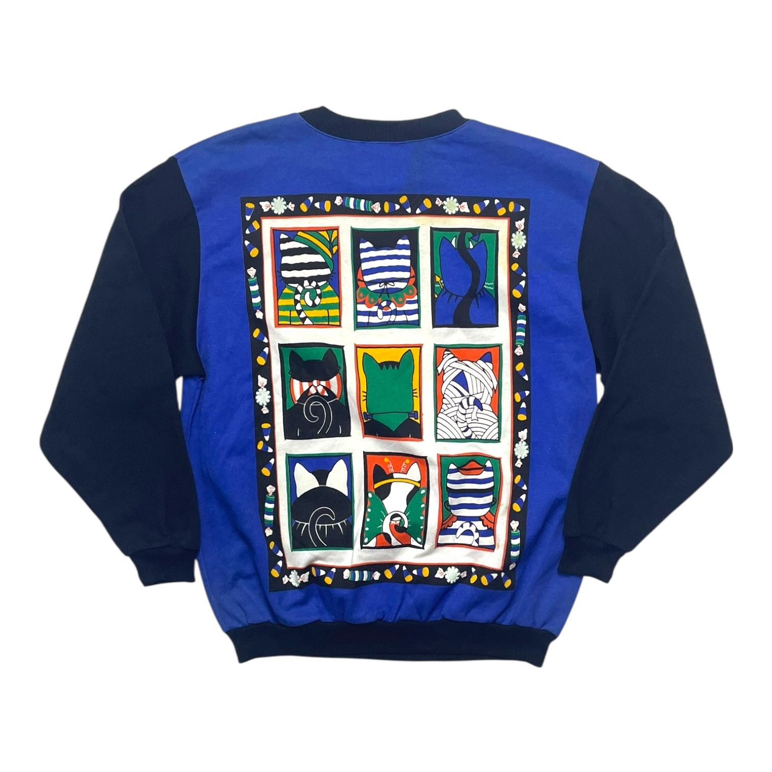 Other Vintage Spumonu by Franko Cat Art Sweatshirt Size US S / EU 44-46 / 1 - 2 Thumbnail