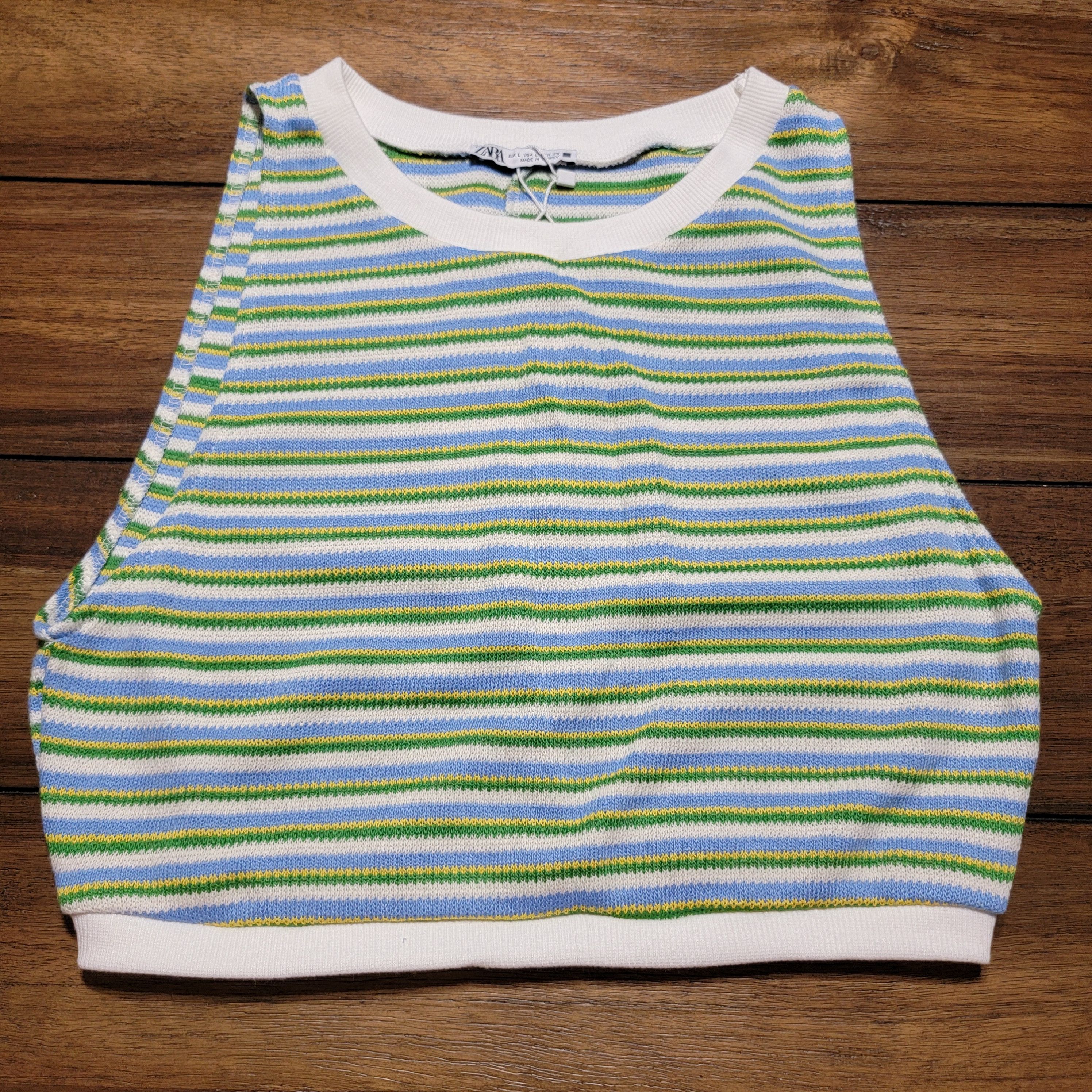 Zara Zara Knit Top - Size Large NWT Size L / US 10 / IT 46 - 1 Thumbnail