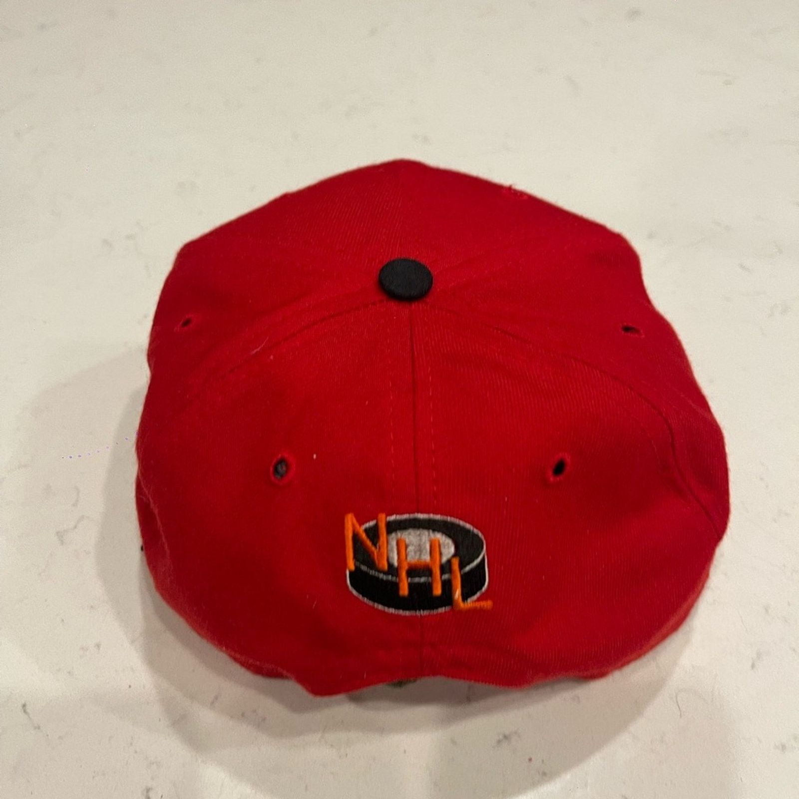 NHL Vintage Chicago Blackhawks Hat Cap Strap Back Red NHL Hockey Size ONE SIZE - 4 Thumbnail