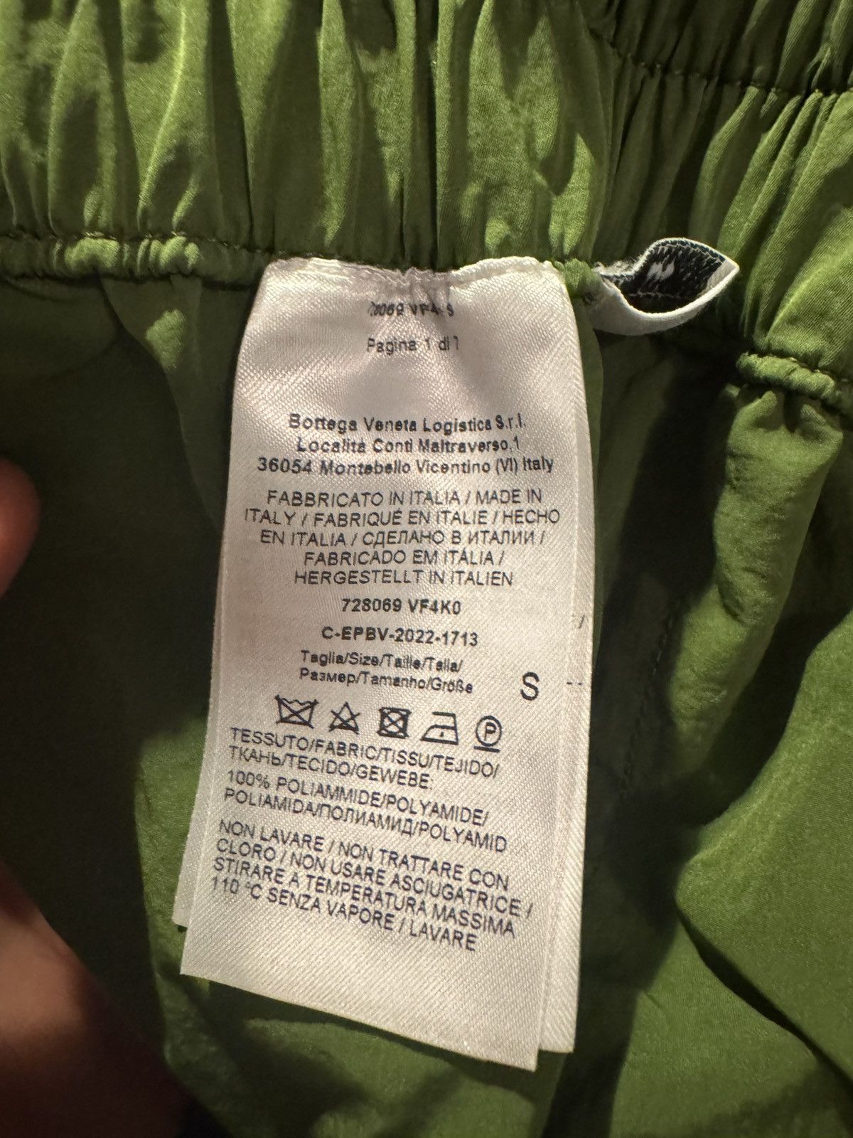 Bottega Veneta BOTTEGA VENETA nylon pants sizes in photos by tape measure Size US 29 - 17 Thumbnail