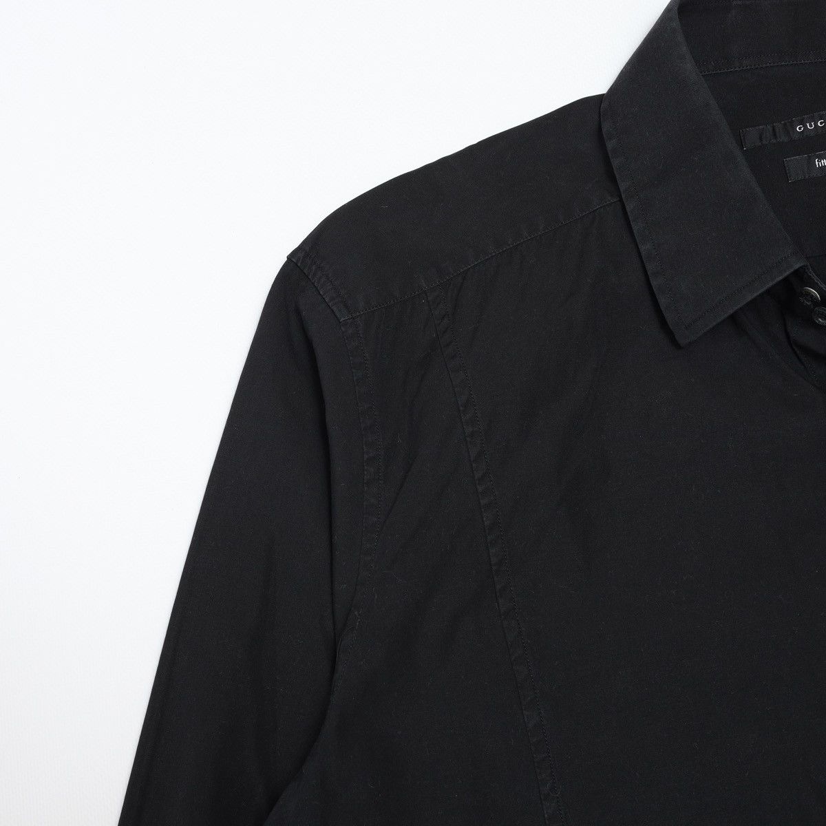 Gucci Gucci Cotton Black Shirt Size US L / EU 52-54 / 3 - 7 Thumbnail