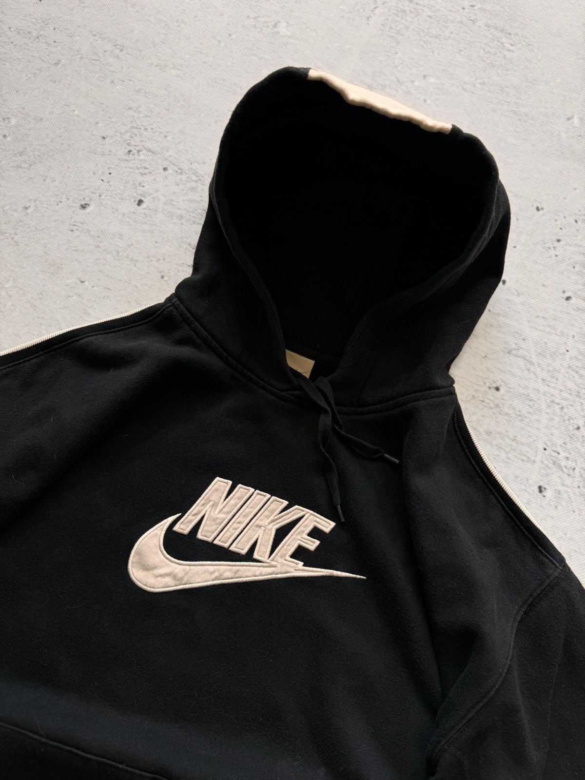 Nike × Vintage NIKE VINTAGE CENTER LOGO OVERSIZE BOXY HOODIE Size US XL / EU 56 / 4 - 4 Thumbnail