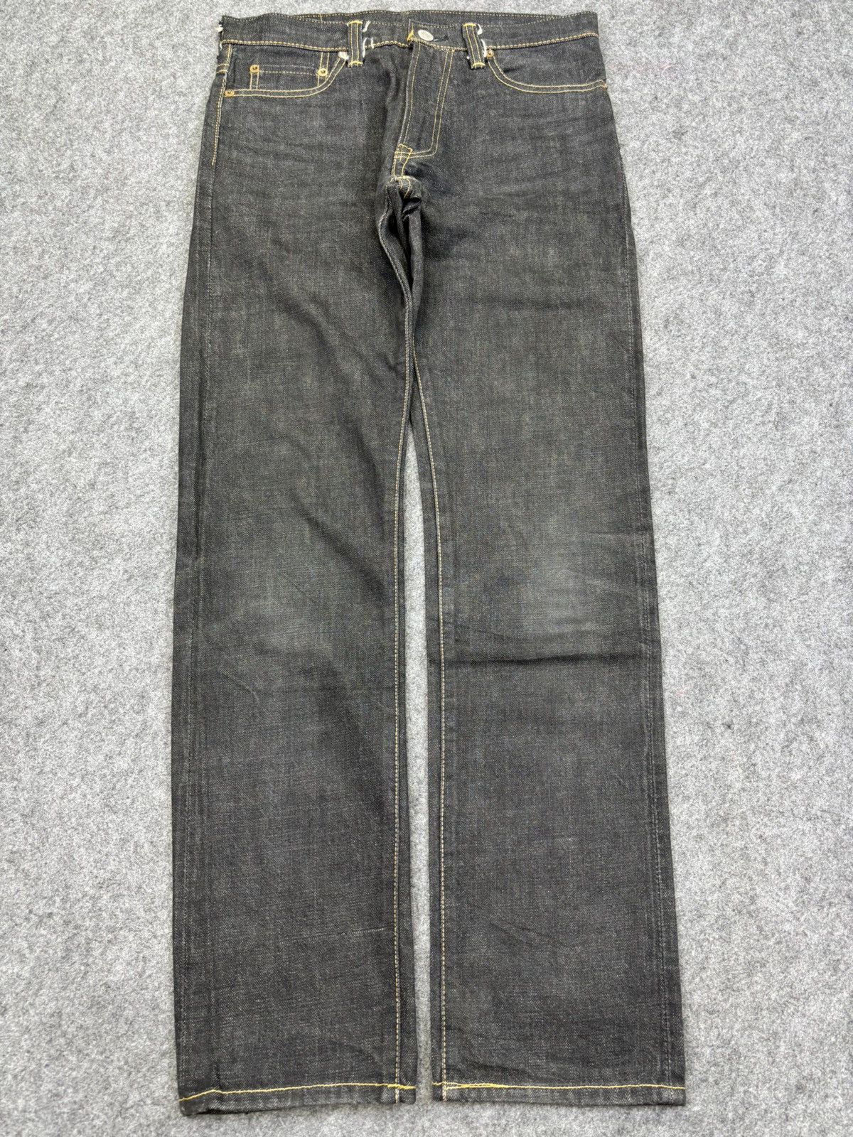 Alchemist 💥RAW💥ALCHEMIST FAB FOUR Skinny Indigo Raw Biker Denim F743 Size US 29 - 18 Thumbnail