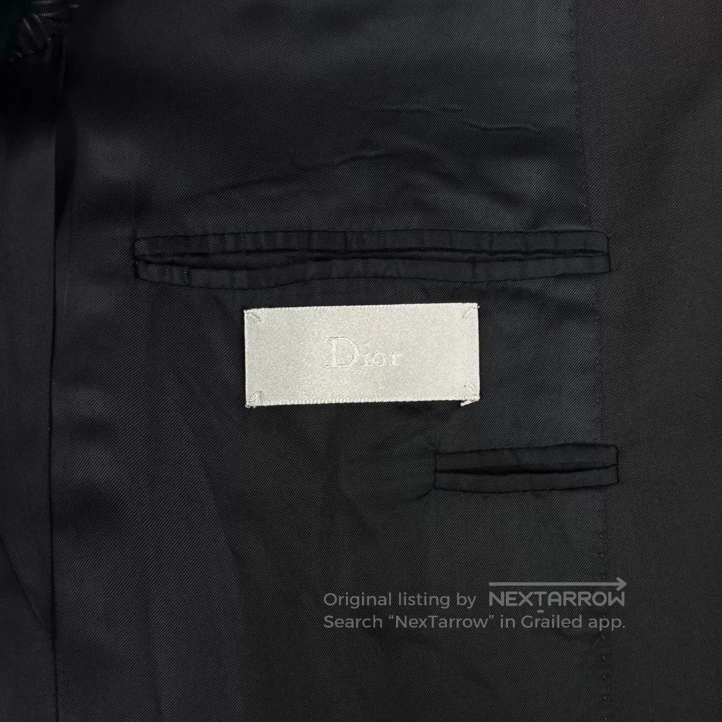 Dior Black Single-Breasted Blazer with Front Pockets. Size US M / EU 48-50 / 2 - 4 Thumbnail