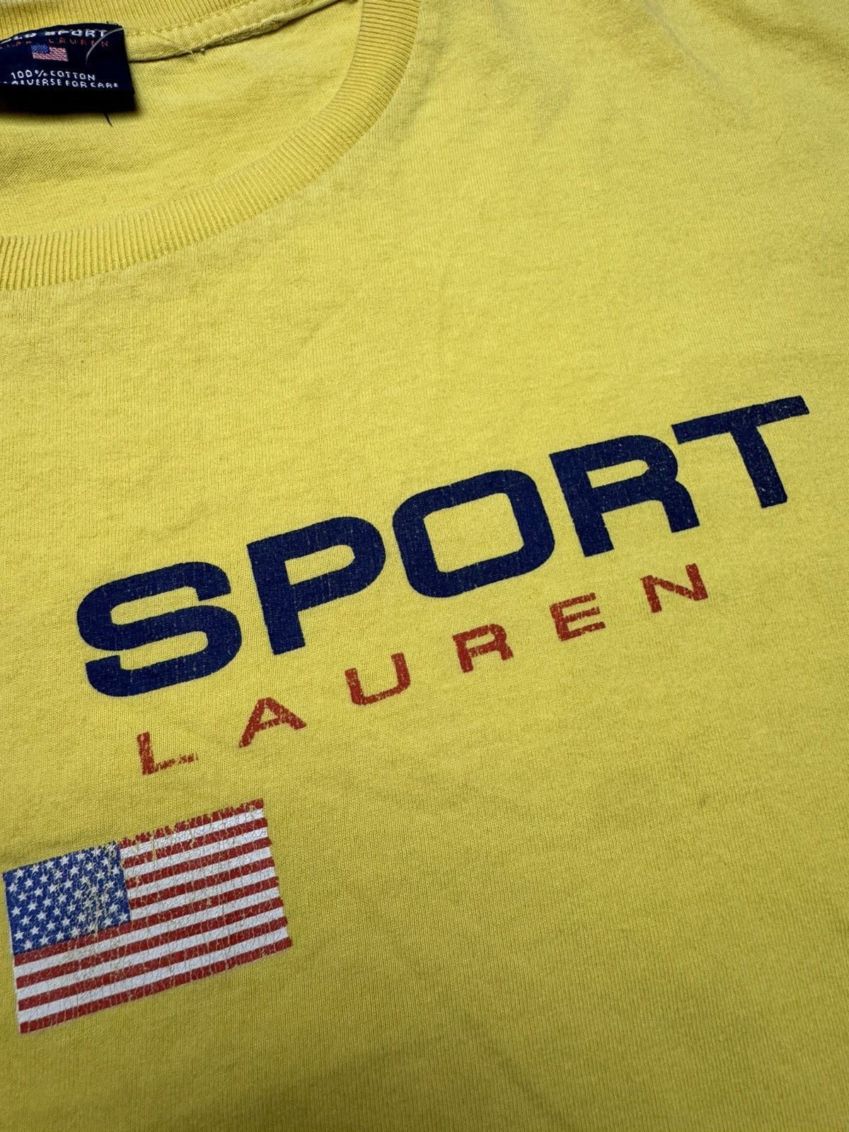 Polo Ralph Lauren × Vintage Vintage Polo sport very rare T-shirt big logo y2k Size US M / EU 48-50 / 2 - 5 Thumbnail