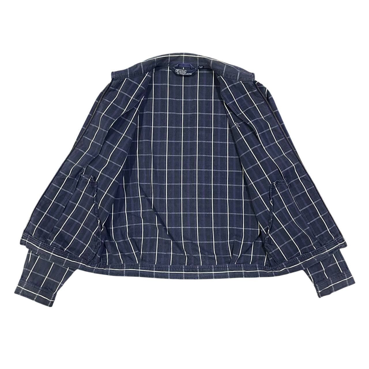 Polo Ralph Lauren Vintage Polo Ralph Lauren Plaid Zipper Jacket Size US L / EU 52-54 / 3 - 7 Thumbnail