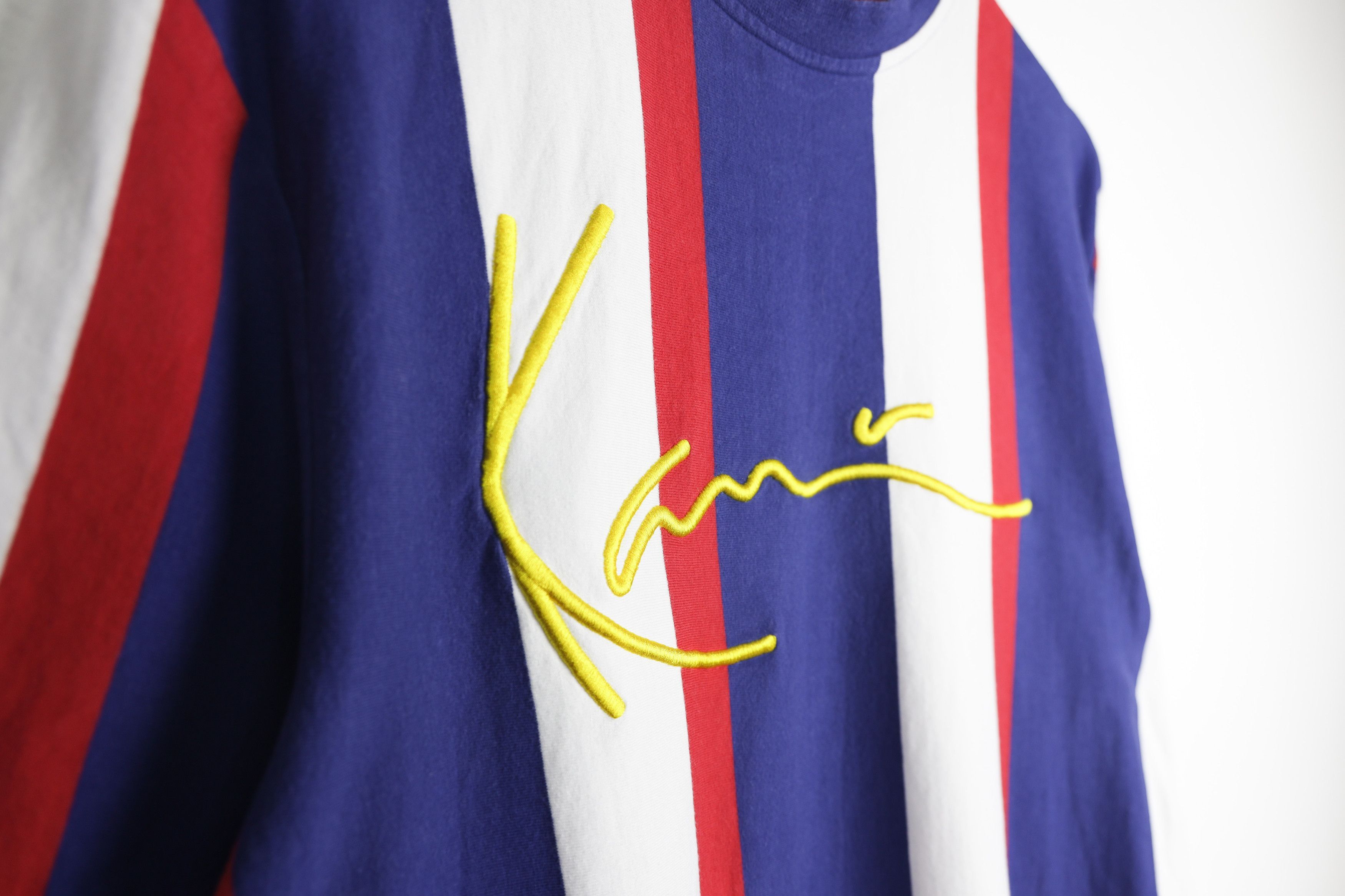 Karl Kani Karl Kani Multicolor Striped Logo Crew Tee T-shirt Size US S / EU 44-46 / 1 - 6 Thumbnail