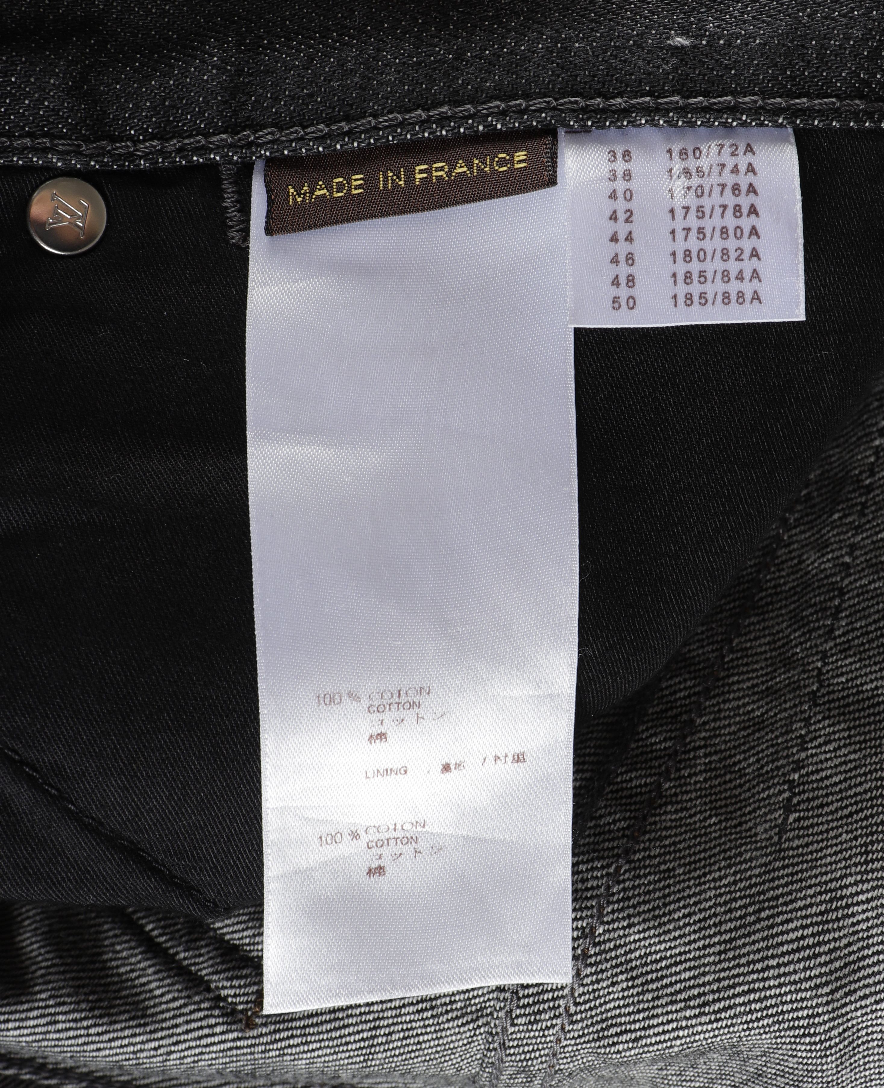 Louis Vuitton Louis Vuitton Size FR42 Brown Fleur LV Logo Black Jeans Size US 32 / EU 48 - 9 Thumbnail