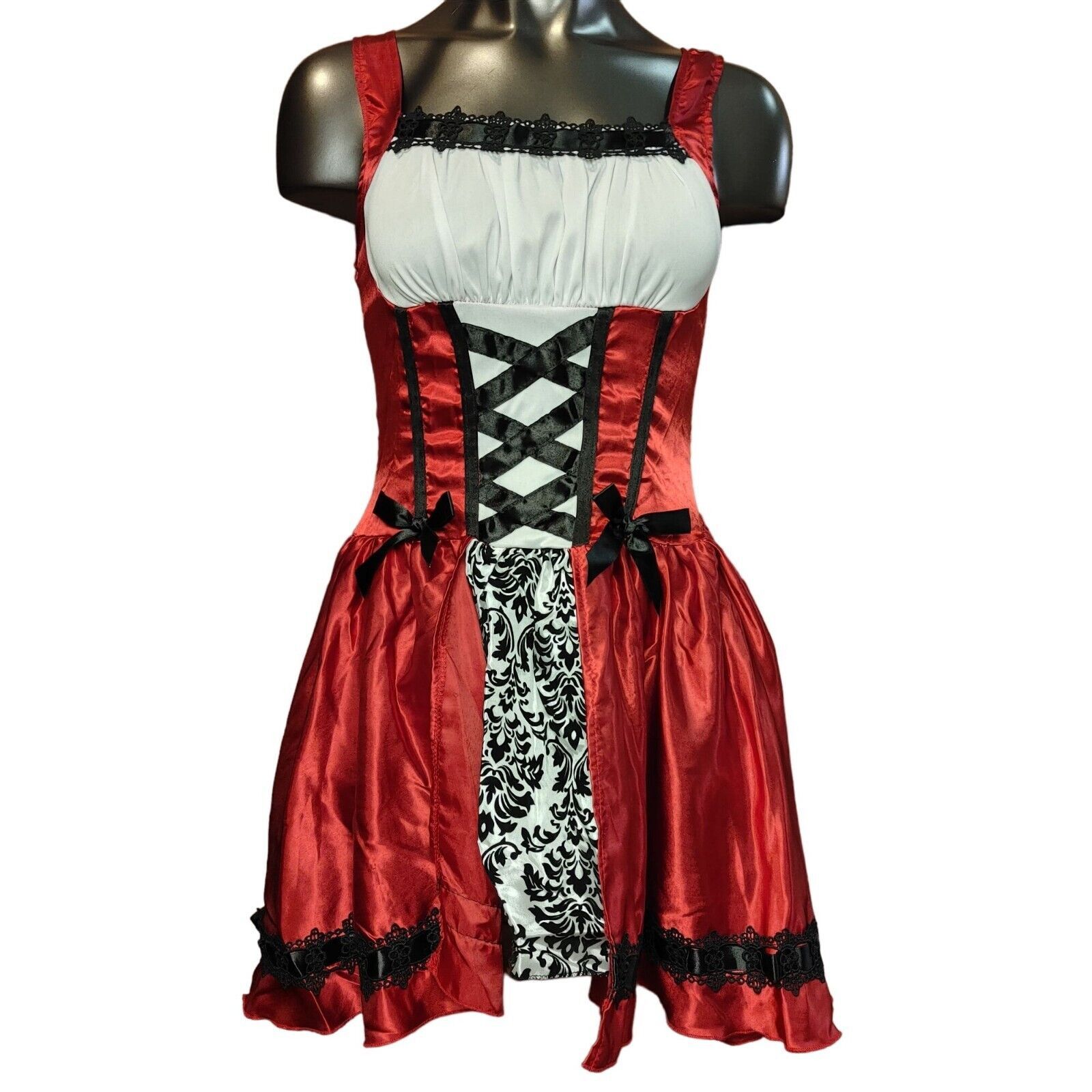 Other Spirit Halloween Women's Adult Gothic Red Riding Hood Costum Size M / US 6-8 / IT 42-44 - 3 Thumbnail